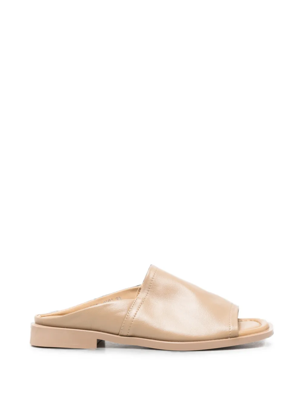 SERGIO MORETTI FIRENZE open-toe leather sandals - Toni neutri