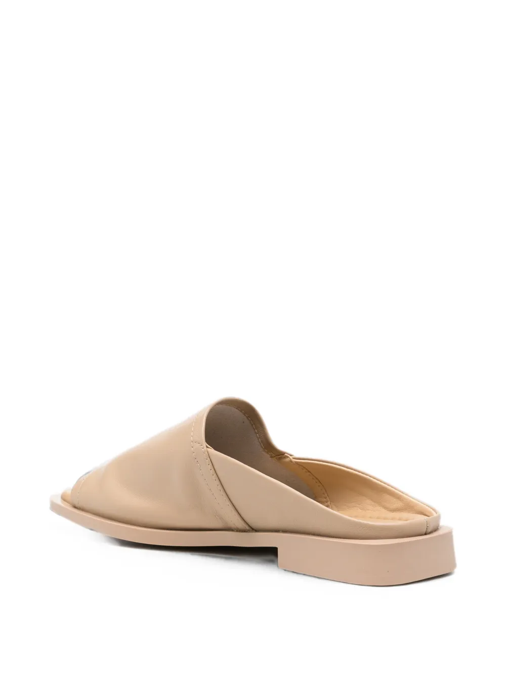 SERGIO MORETTI FIRENZE Leren sandalen Beige