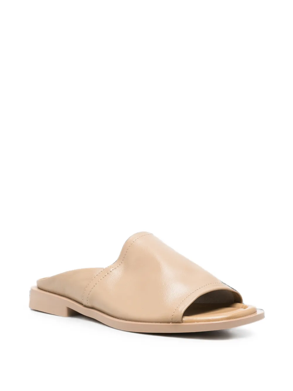 SERGIO MORETTI FIRENZE Leren sandalen Beige