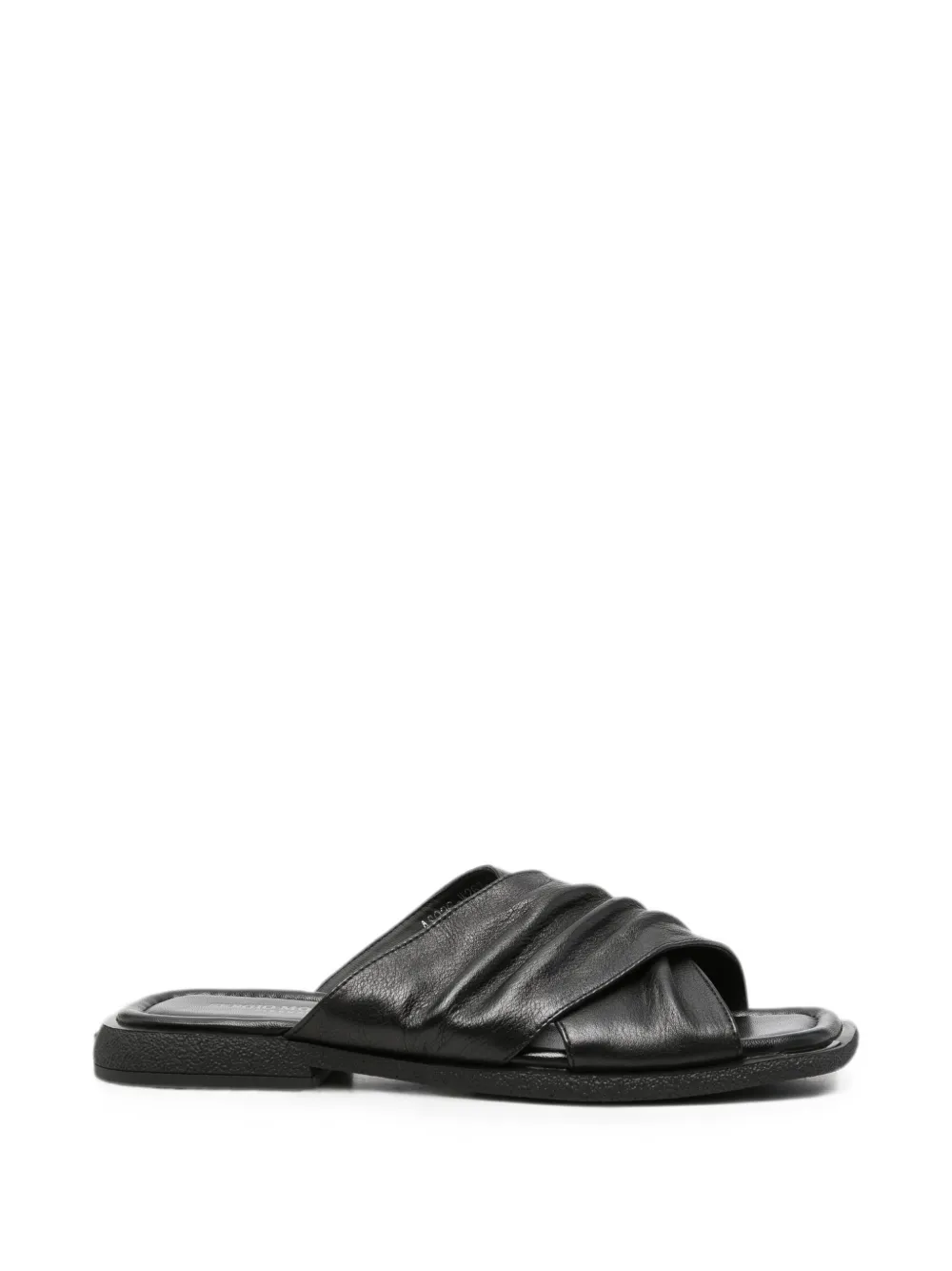 SERGIO MORETTI FIRENZE クロスストラップ サンダル | ブラック | Image 1