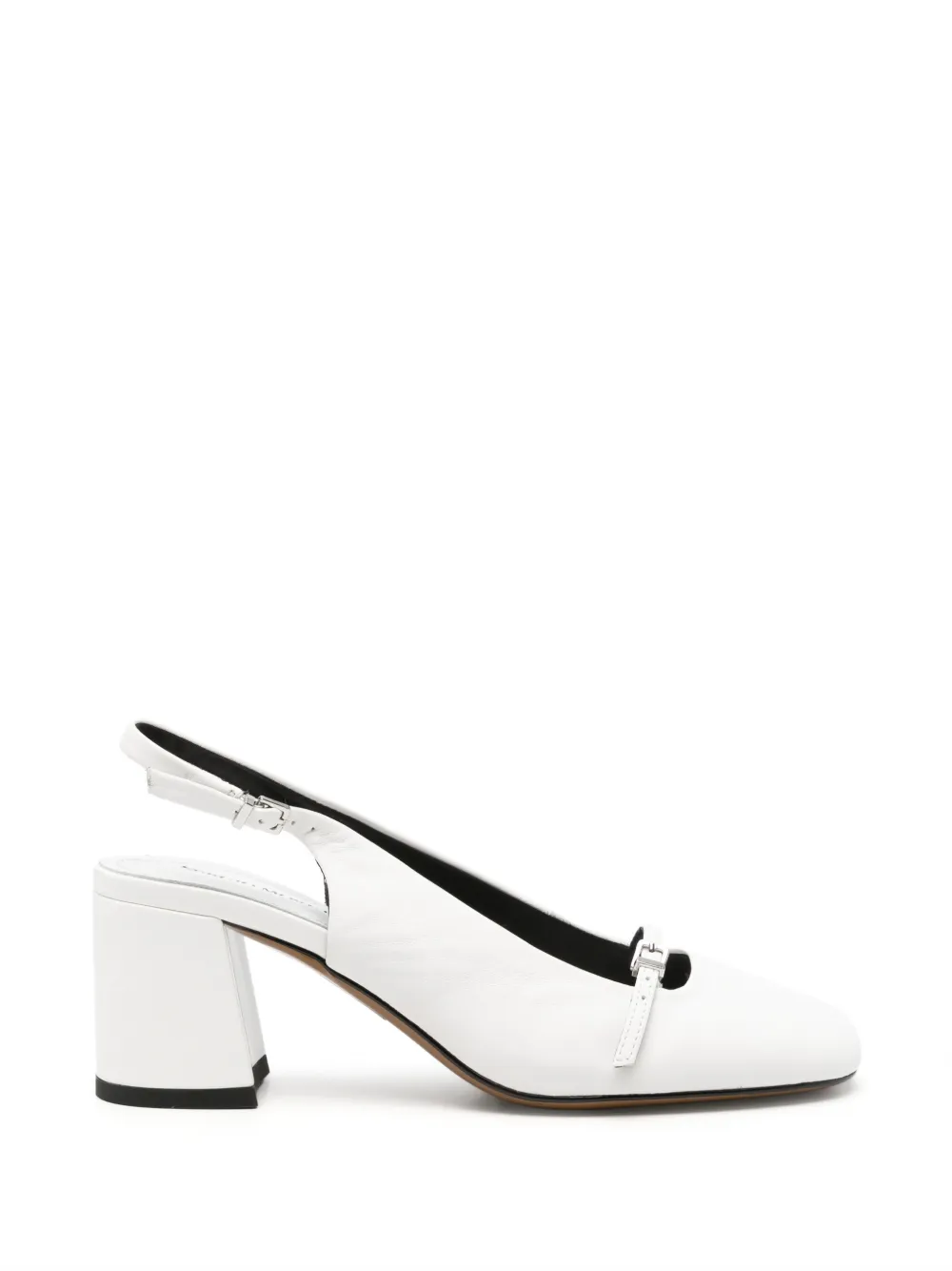 SERGIO MORETTI FIRENZE Pumps con fibbia - Bianco