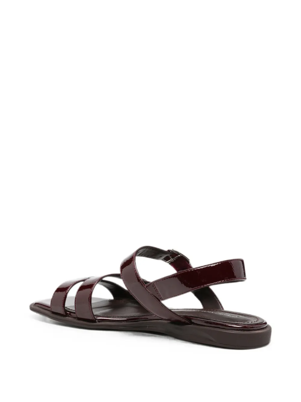 SERGIO MORETTI FIRENZE patent buckle-fastening sandals Rood