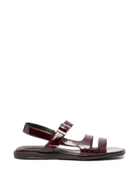 SERGIO MORETTI FIRENZE patent buckle-fastening sandals