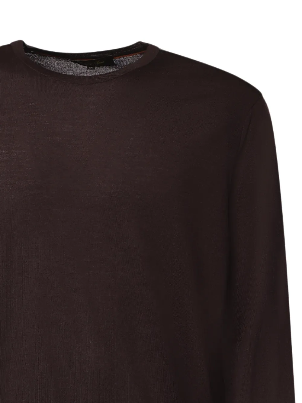 Loro Piana Crew-neck Top in Brown, view 3
