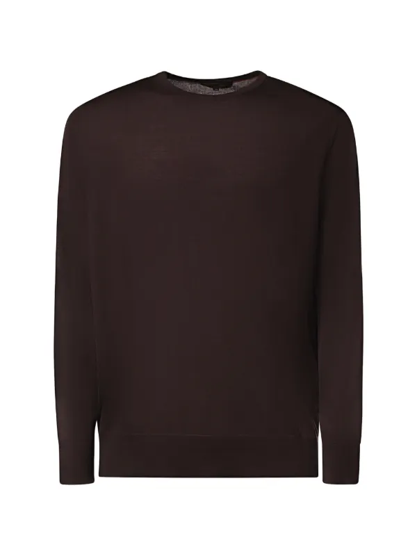 Loro Piana Crew-neck Top in Brown