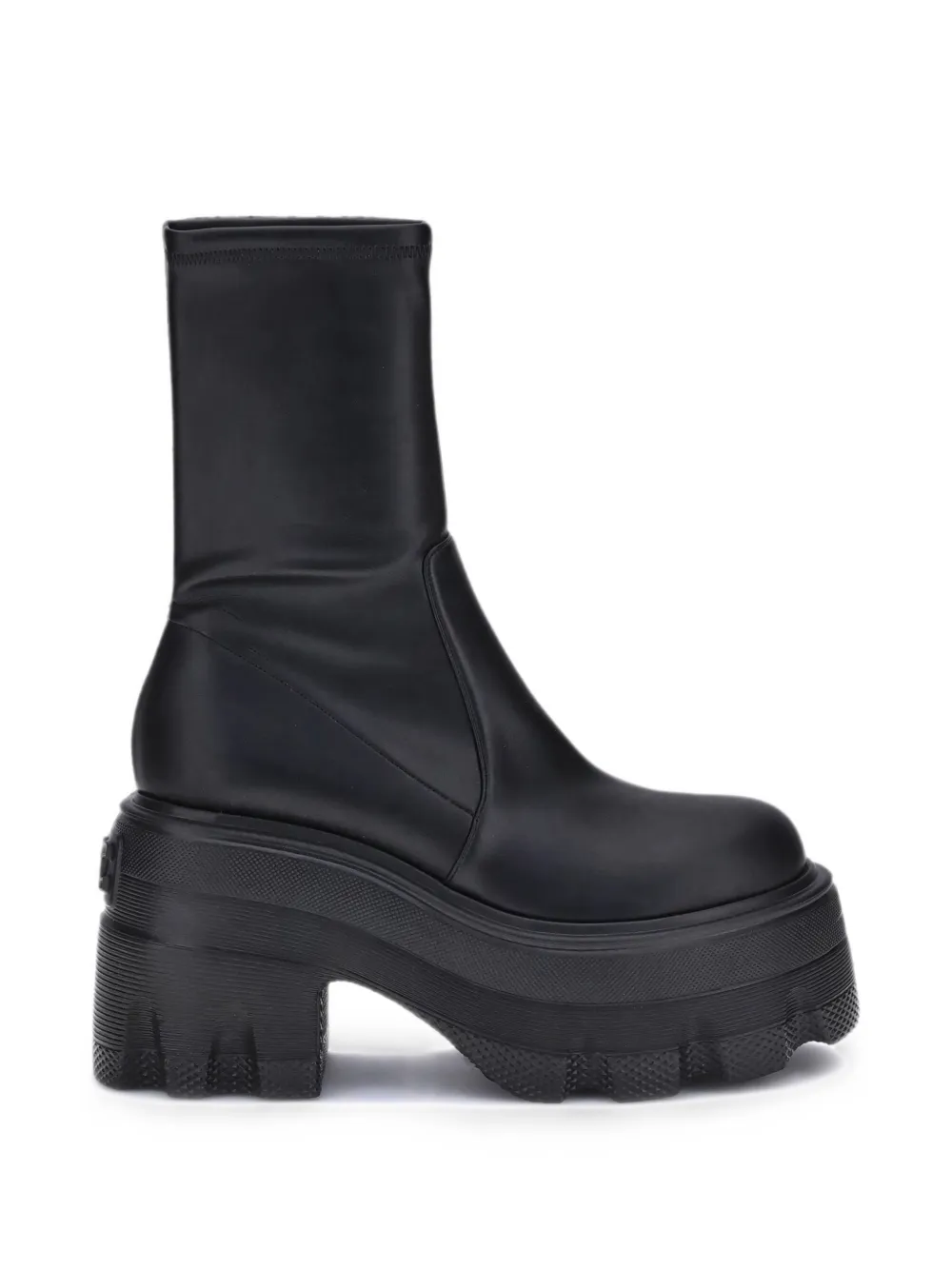 Casadei Maxxxi platform ankle boots Zwart