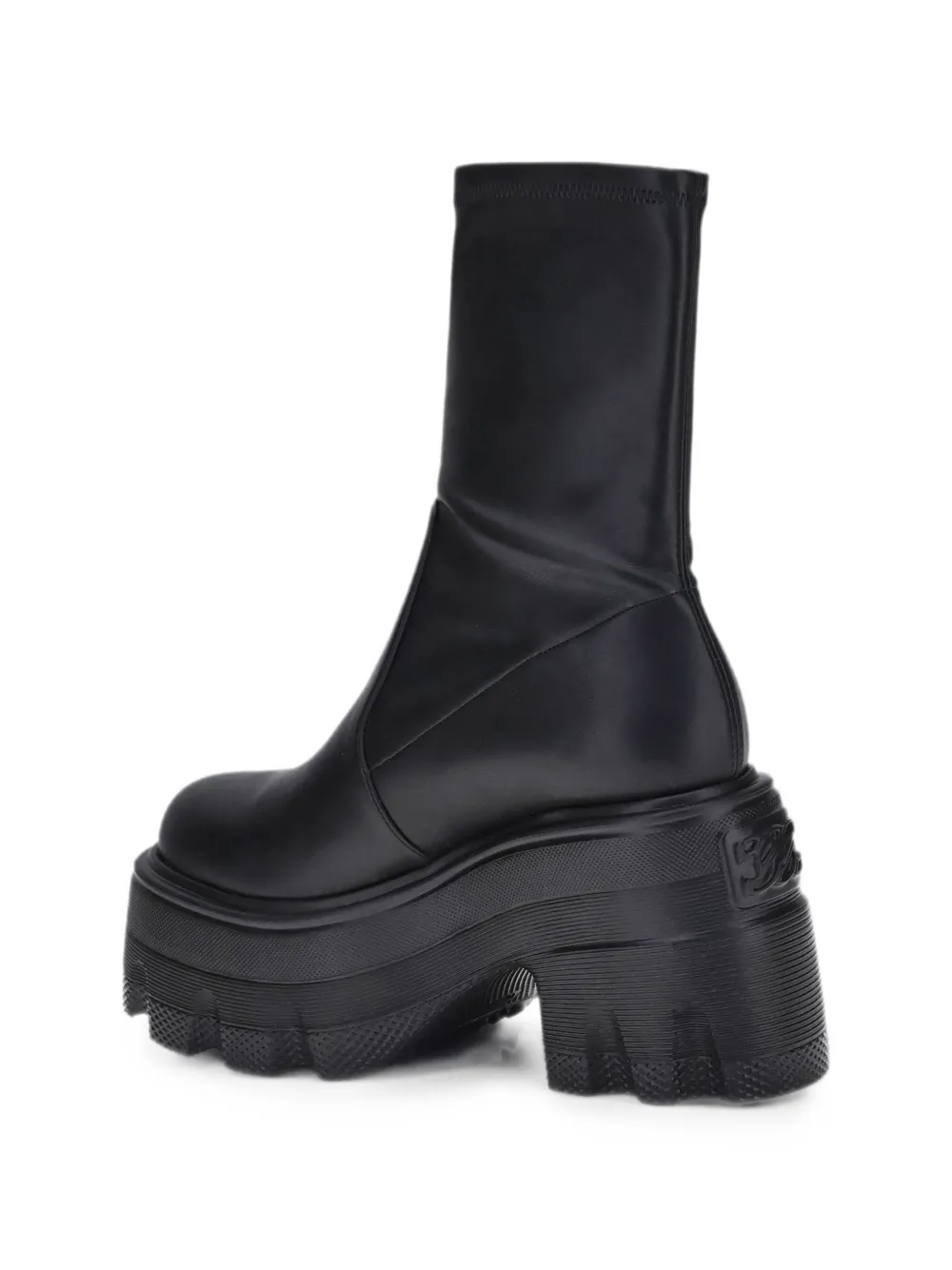 Casadei Maxxxi platform ankle boots Zwart