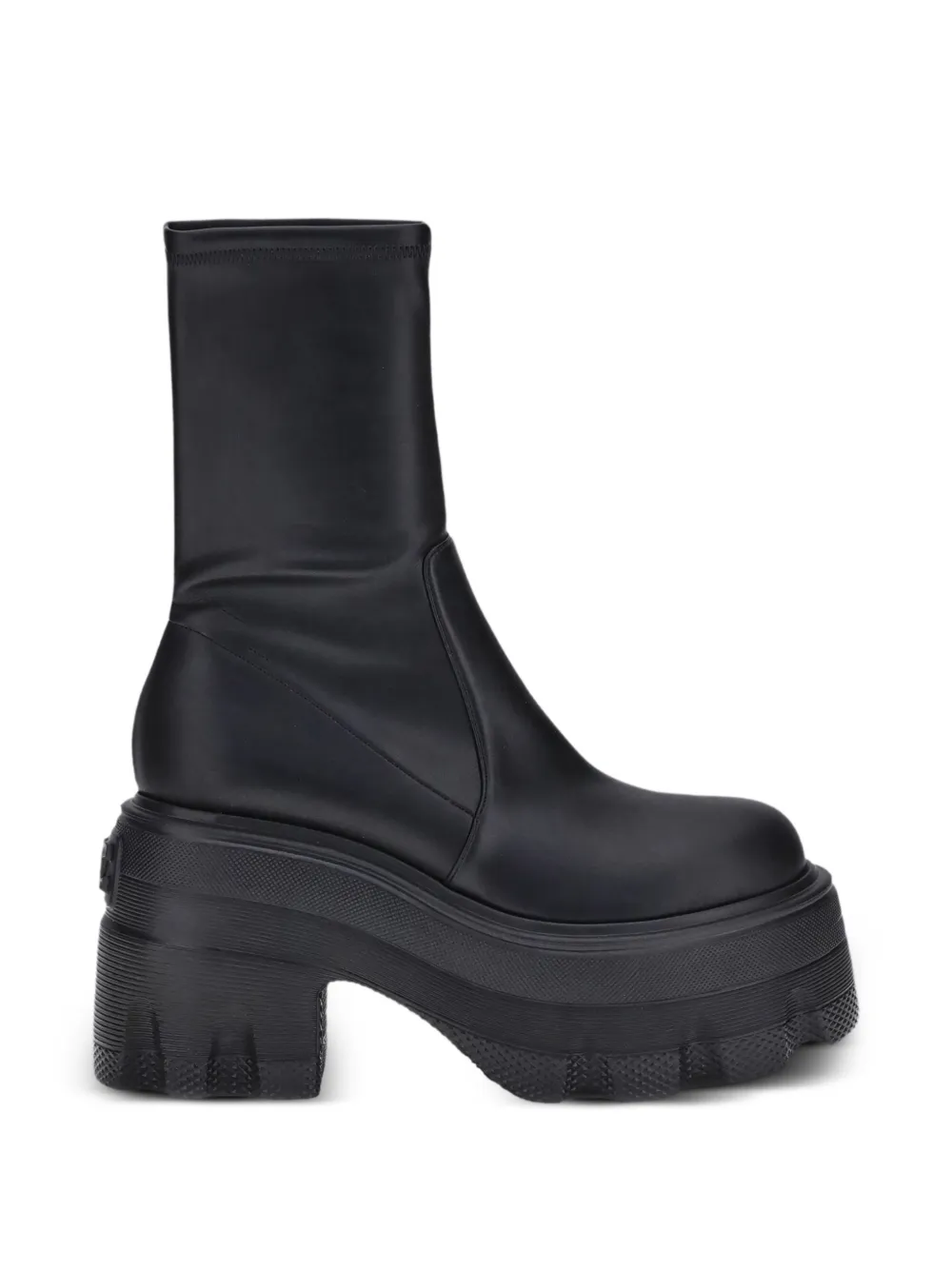 Casadei Maxxxi platform ankle boots Zwart