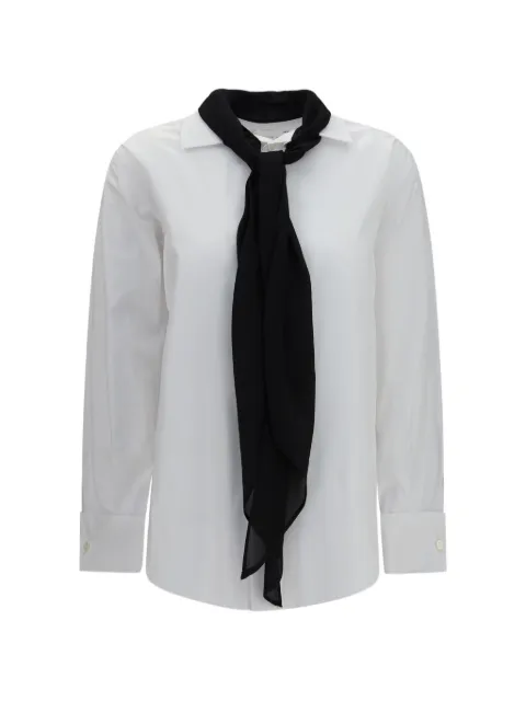 sacai camisa con detalle de mascada