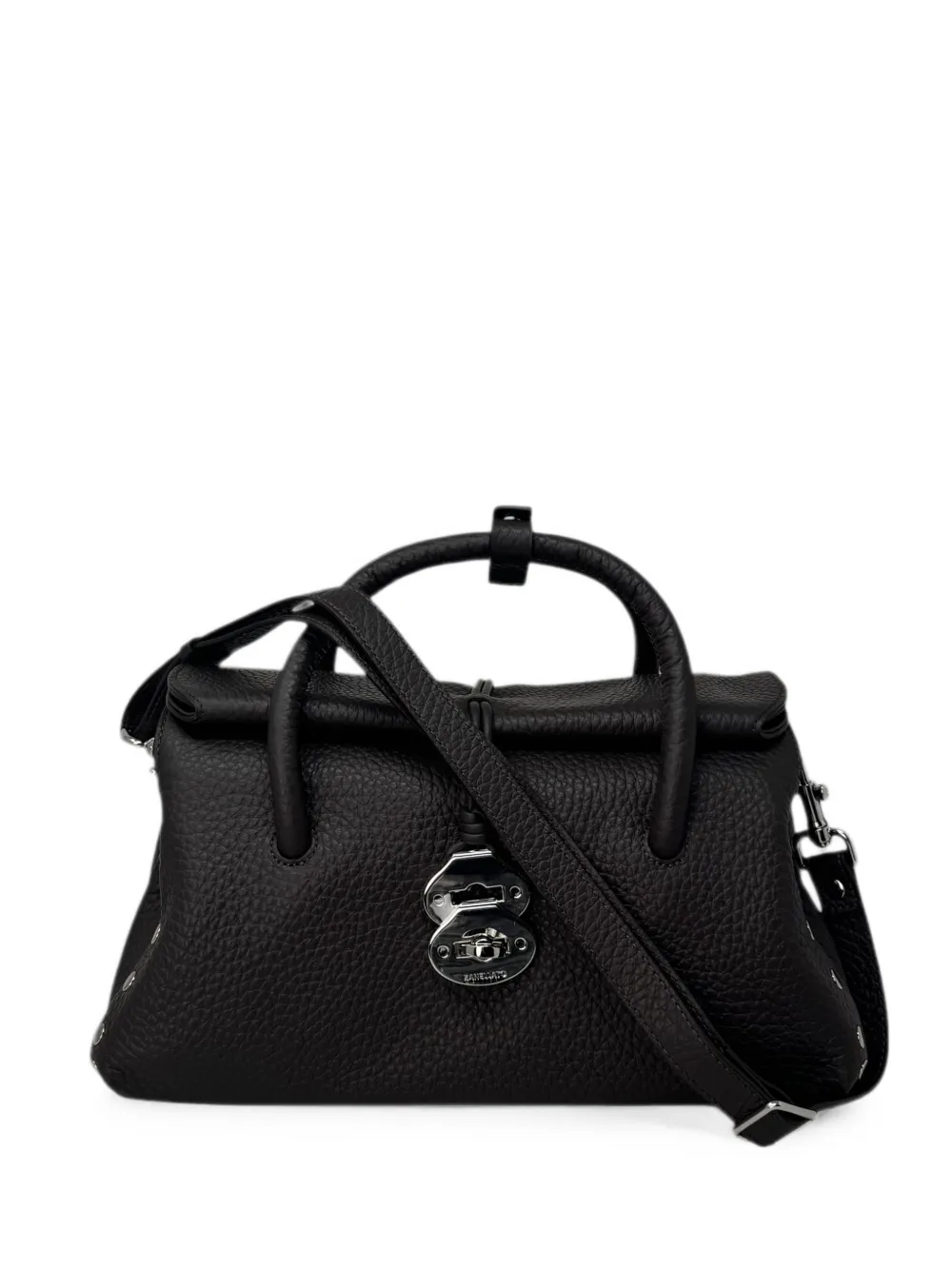 Zanellato Dotta Centauro studded leather tote bag - Black