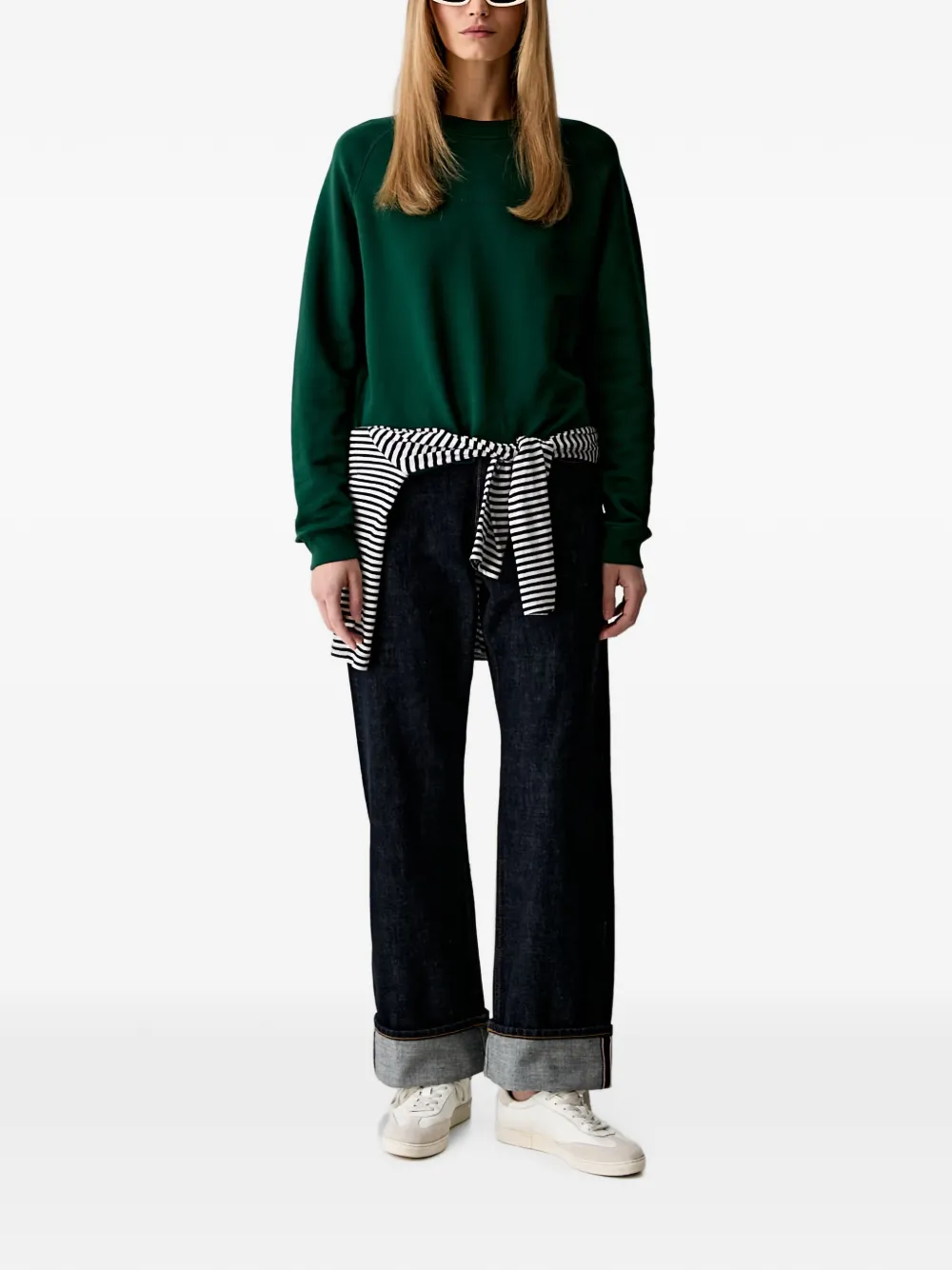Marc O'Polo Sweater met raglan mouwen Groen