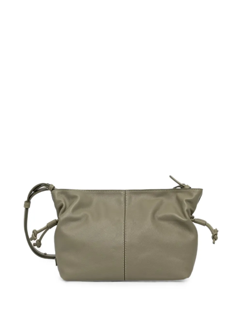 Marc O'Polo small Simona drawstring-fastening leather cross body bag - Green
