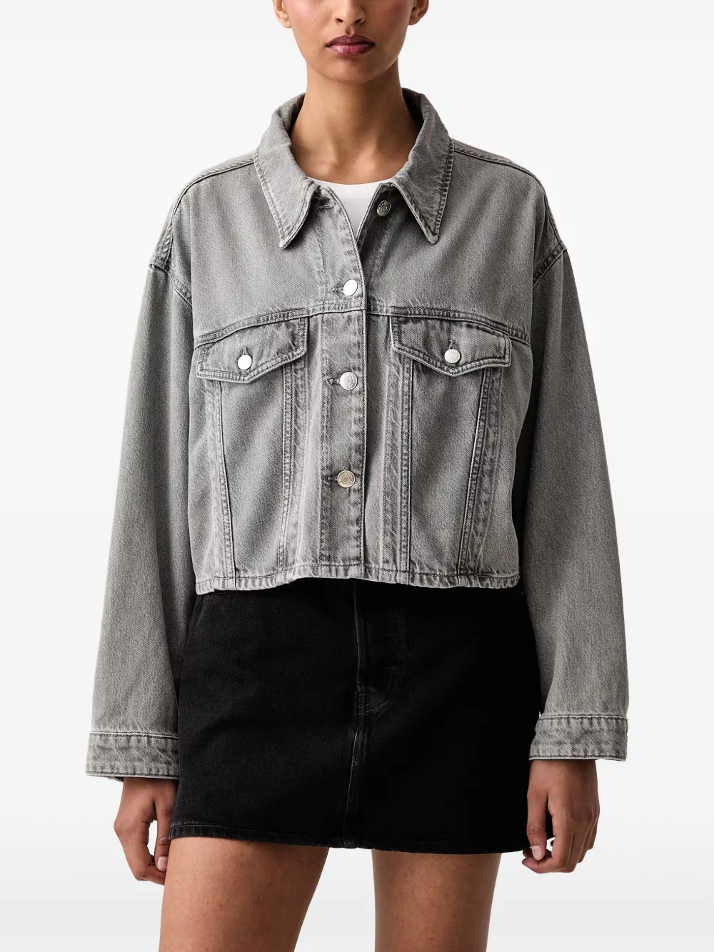 Marc O'Polo button-fastening jacket - Grau