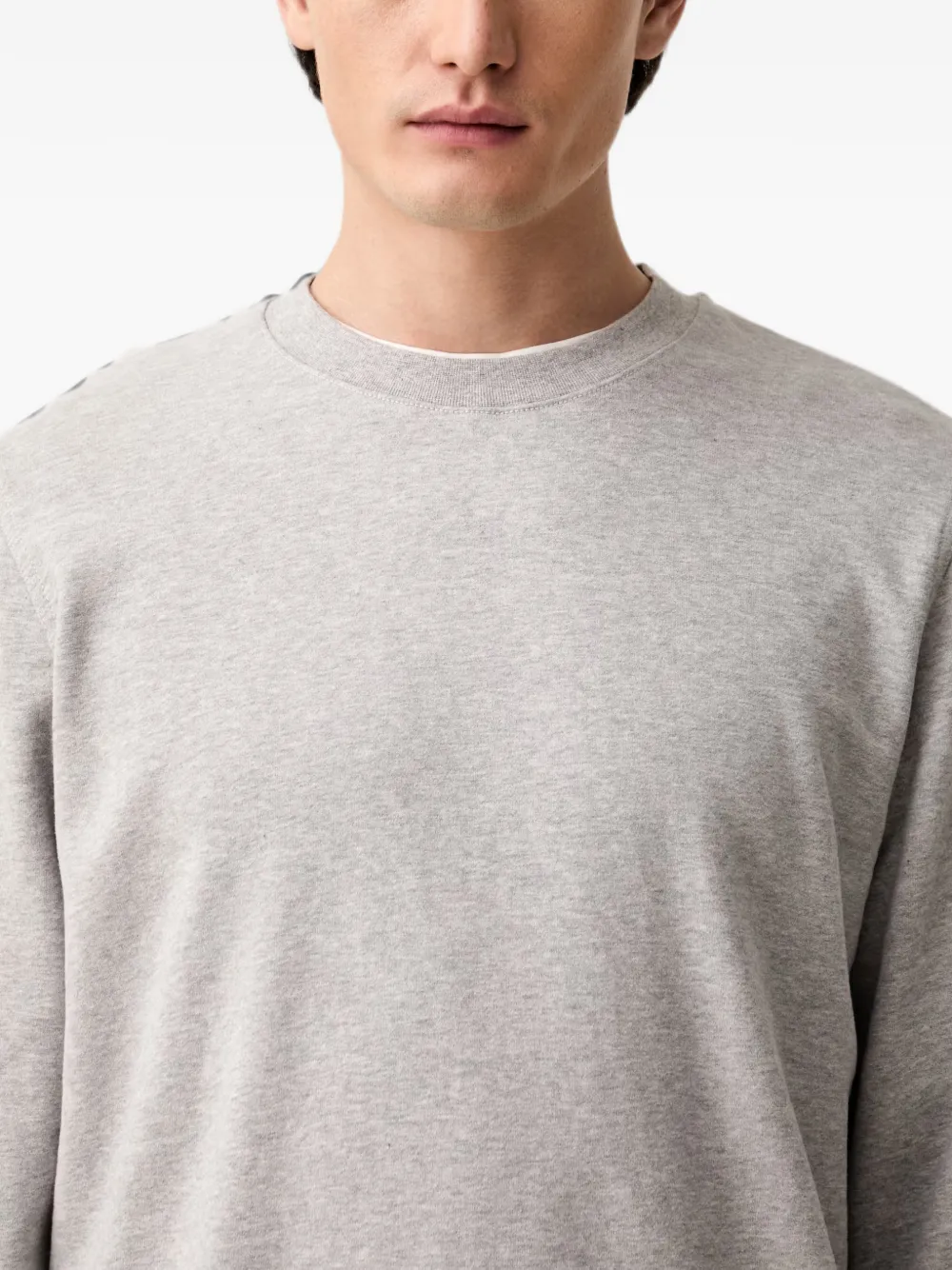 Marc O'Polo Sweater met logoprint Grijs
