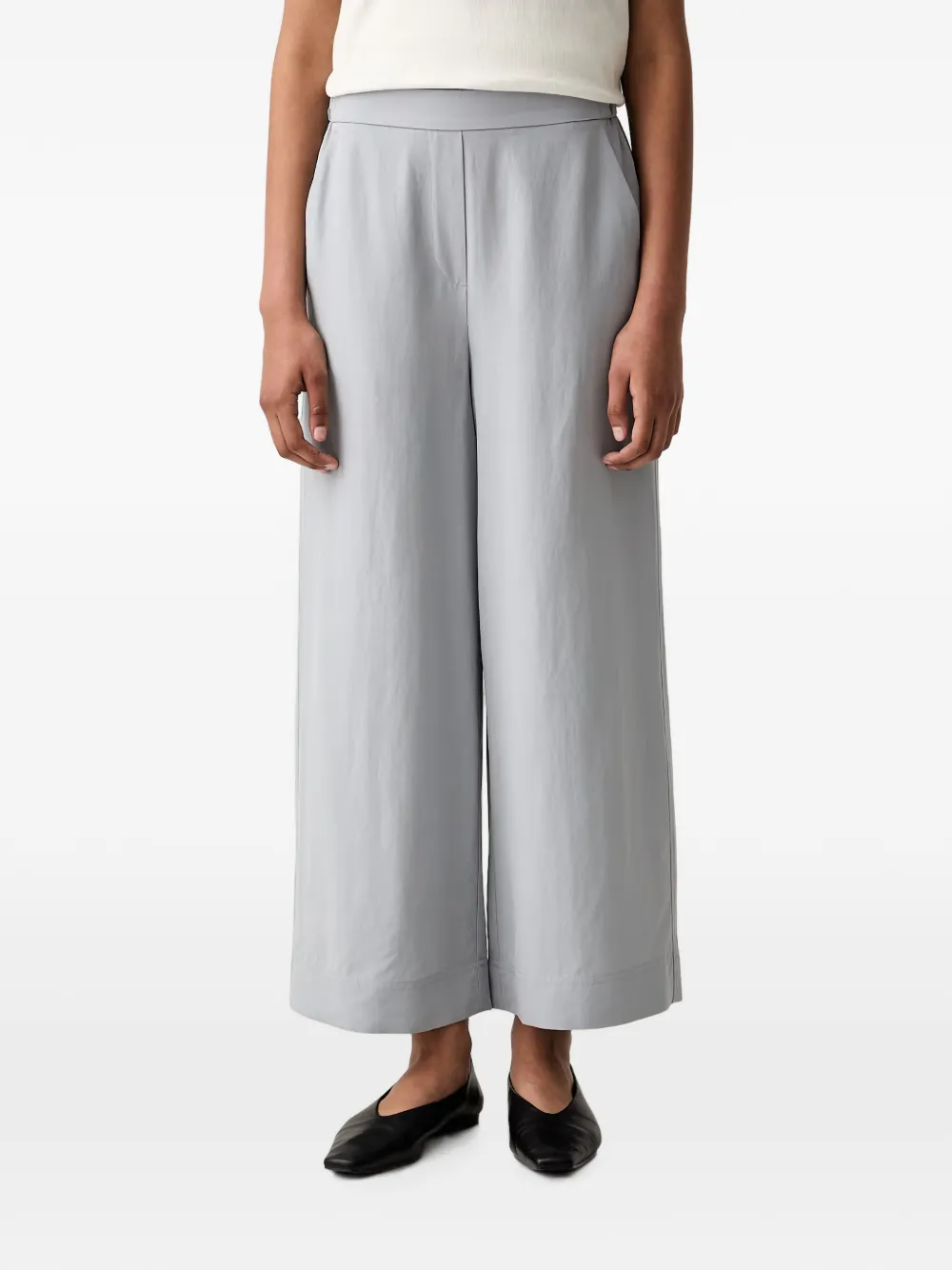 Marc O'Polo wide-leg elasticated palazzo pants - Grigio