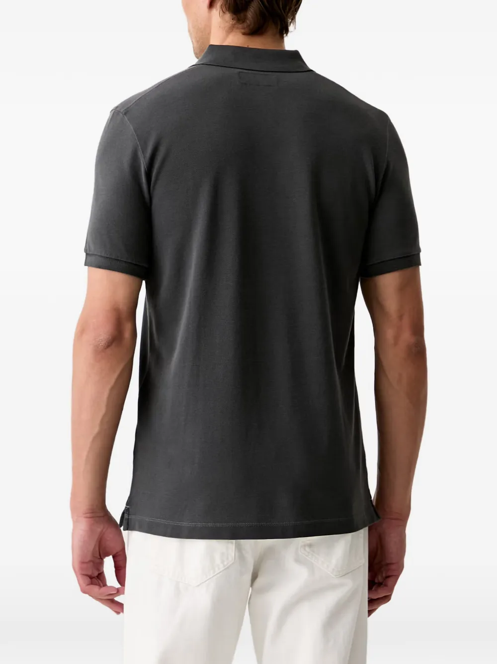 Marc O'Polo Poloshirt met geborduurd logo Grijs