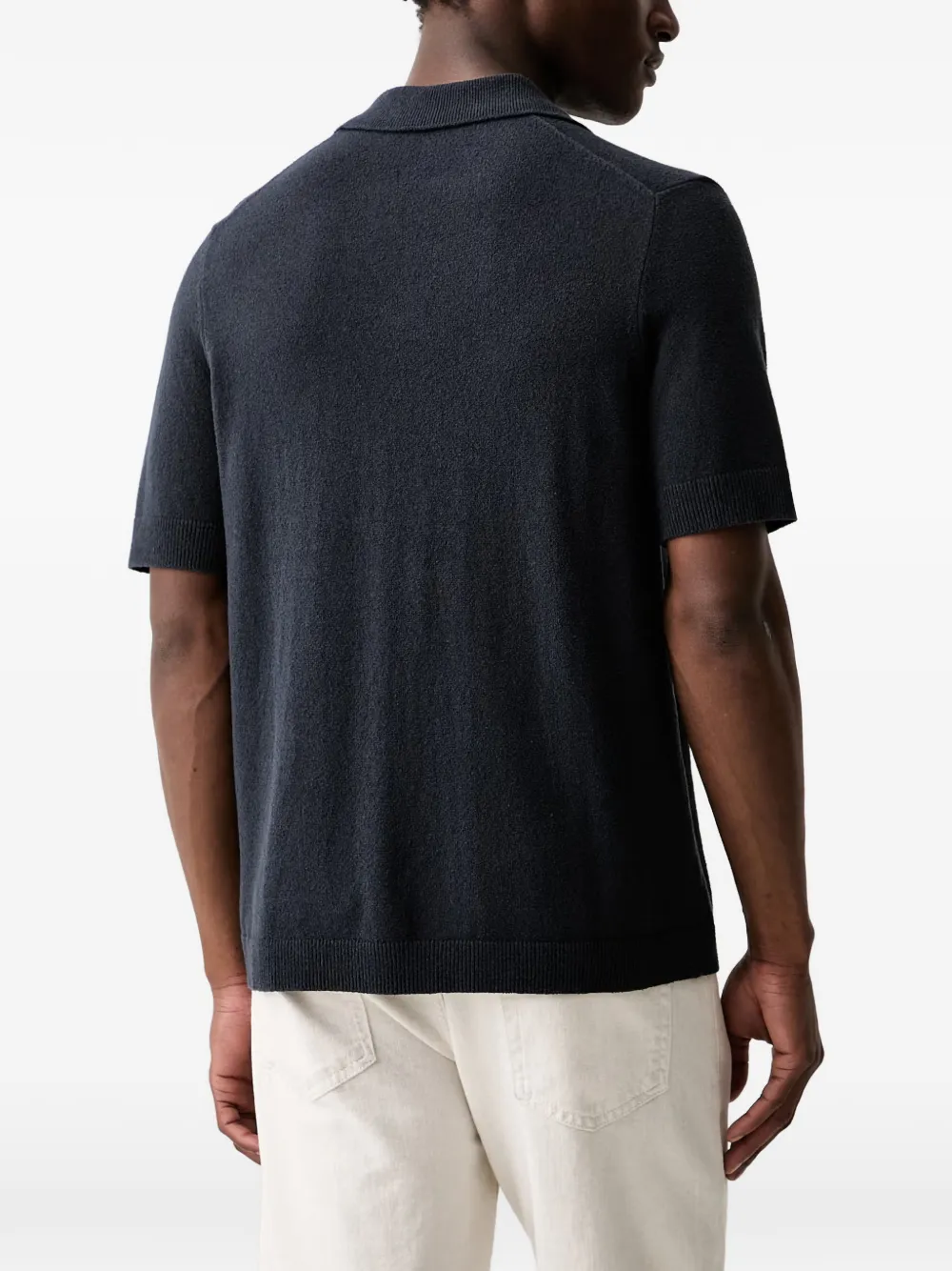 Marc O'Polo T-shirt met polokraag Blauw