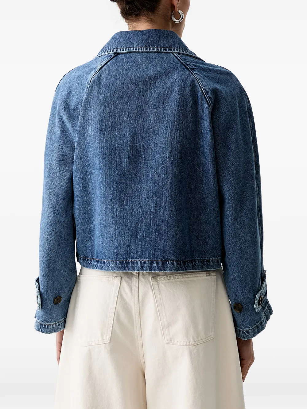 Marc O'Polo Jack met dubbele rij knopen Blauw