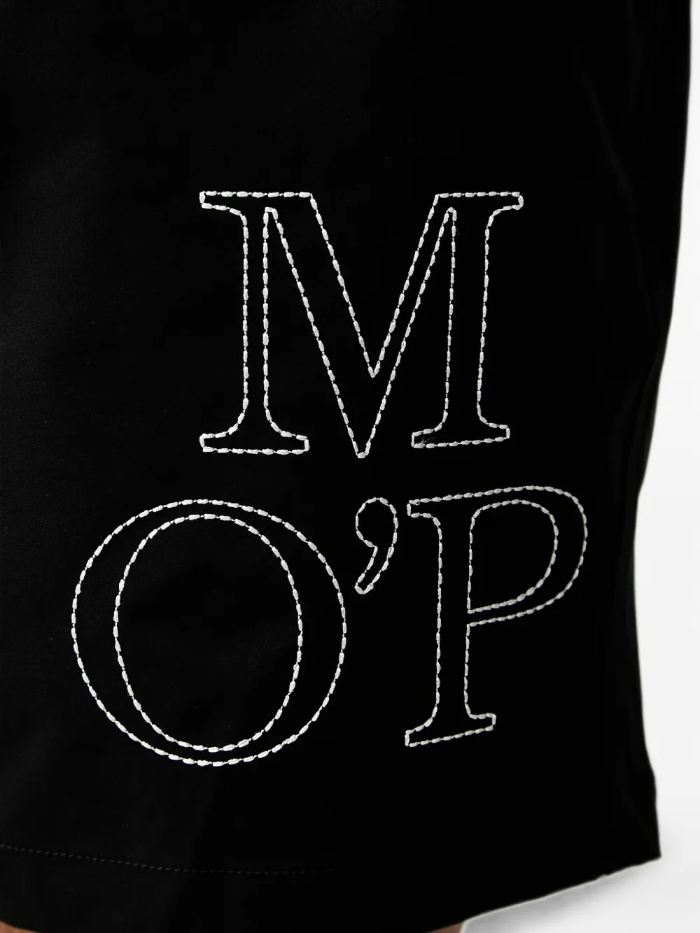 Marc O'Polo Zwembroek met logoprint Zwart