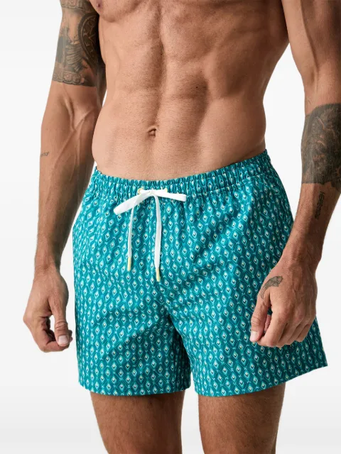 Marc O'Polo geometric-print drawstring-waist swim shorts