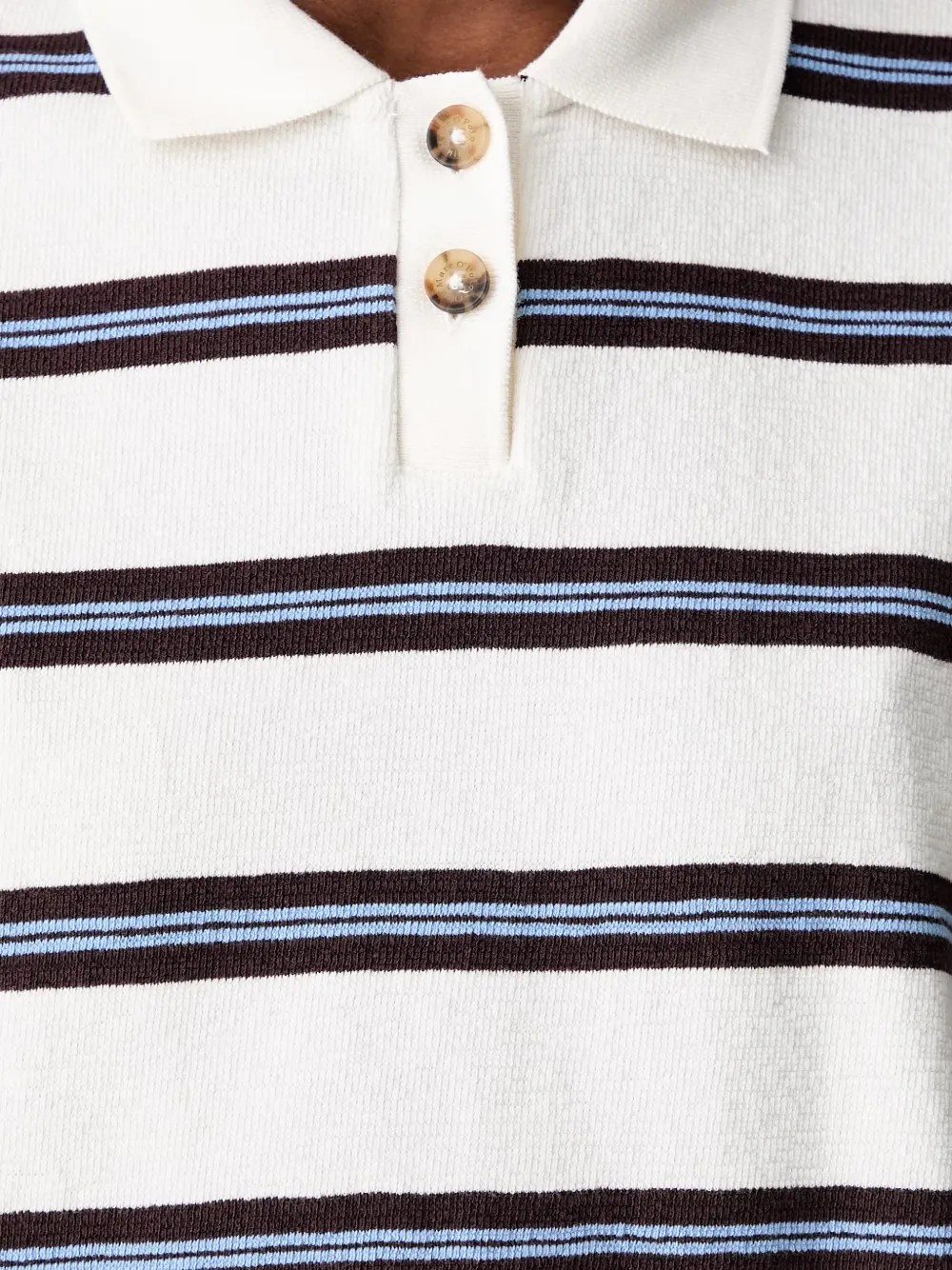 Marc O'Polo Gestreept poloshirt Beige