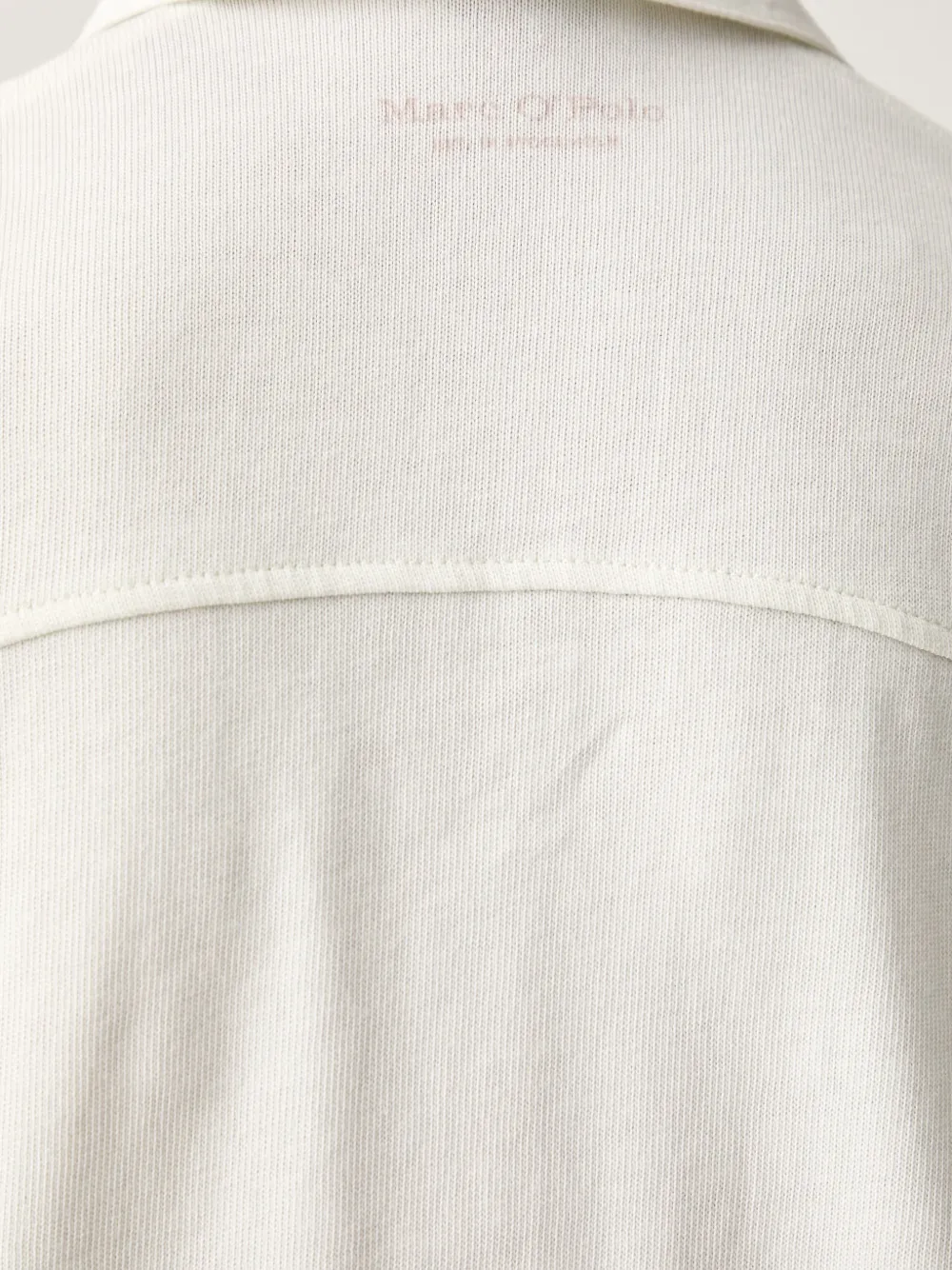 Marc O'Polo button-fastening short-sleeve polo shirt Wit