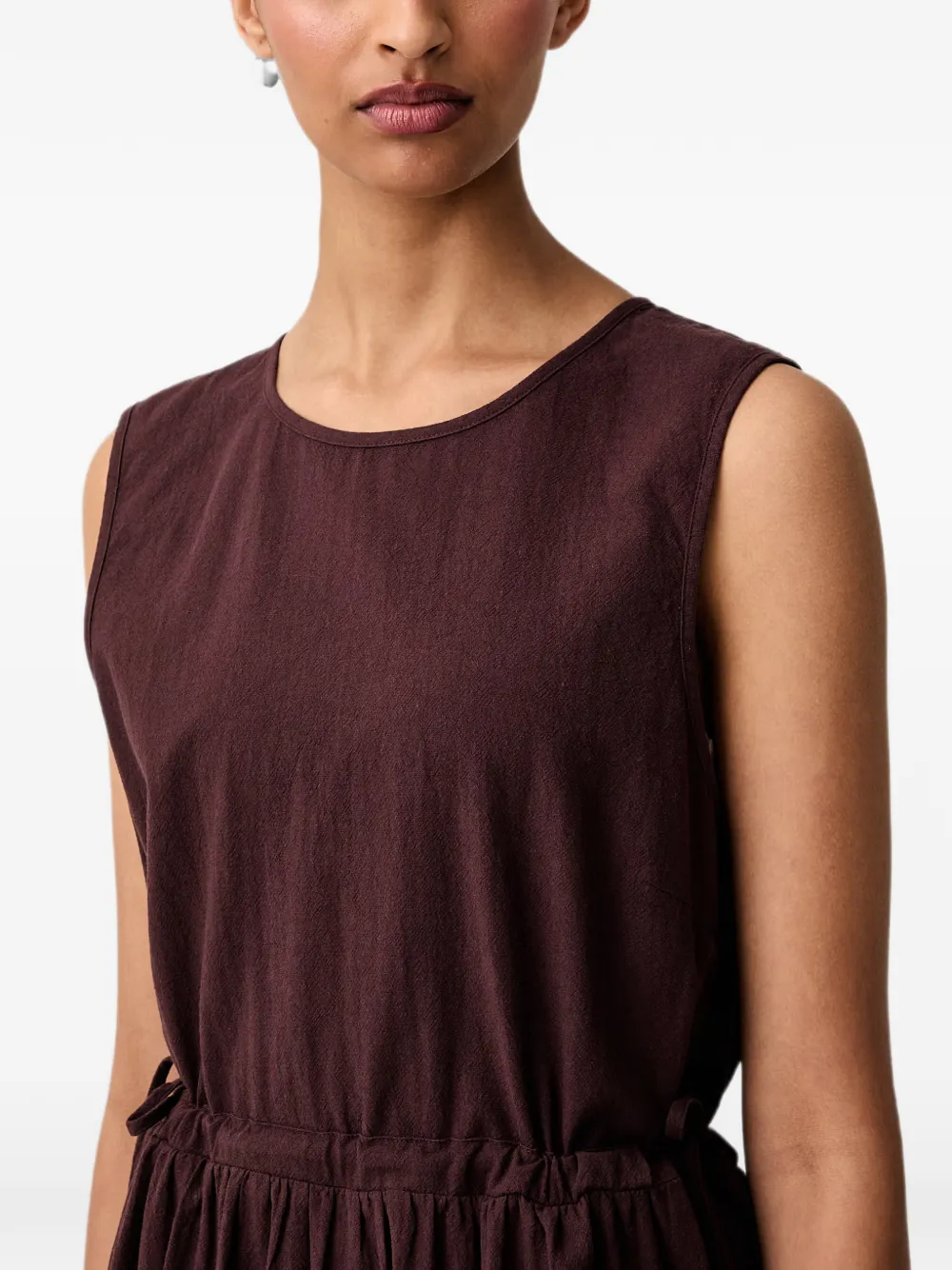Marc O'Polo Mouwloze maxi-jurk Paars