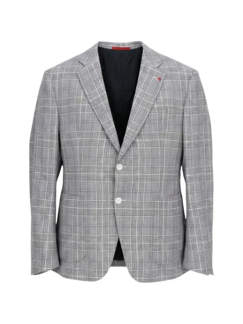 Isaia 프린스 오브 웨일즈 체크 블레이저