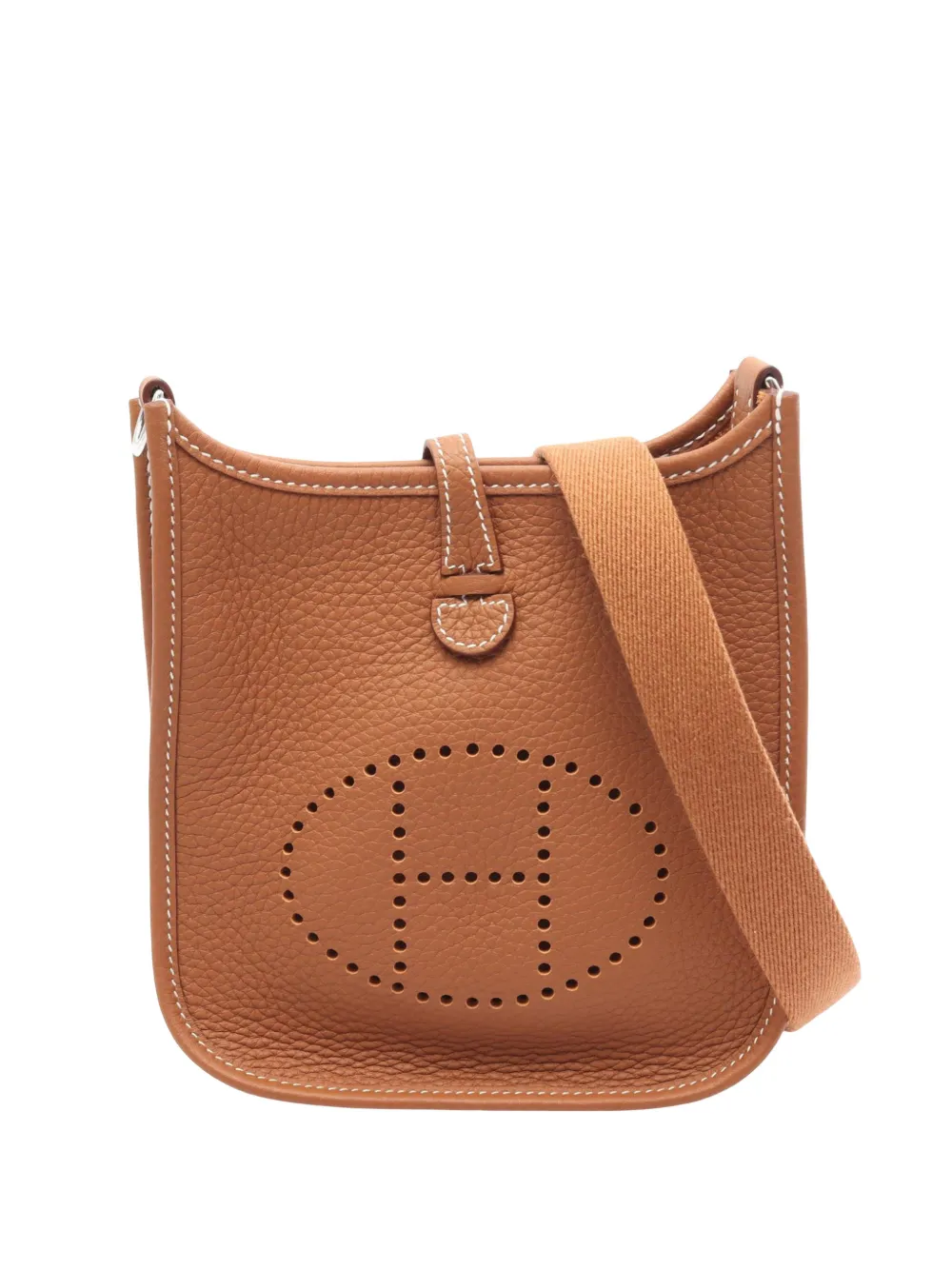 Hermès Pre-Owned 1951 Clemence Evelyne 16 Amazone crossbody bag - Marrone
