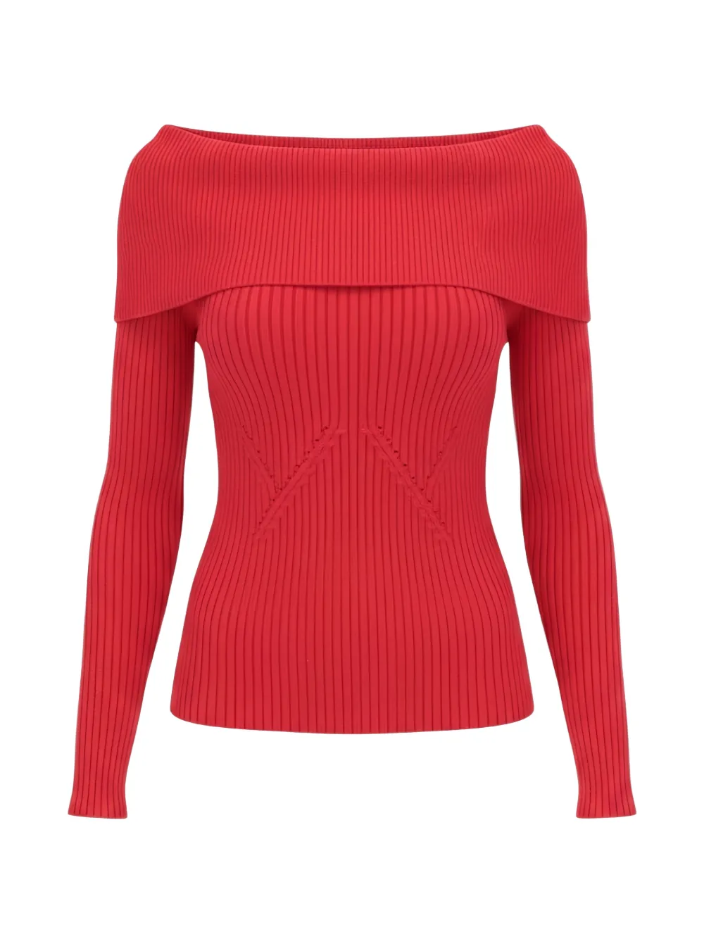 Isaia Schulterfreier Pullover - Rot