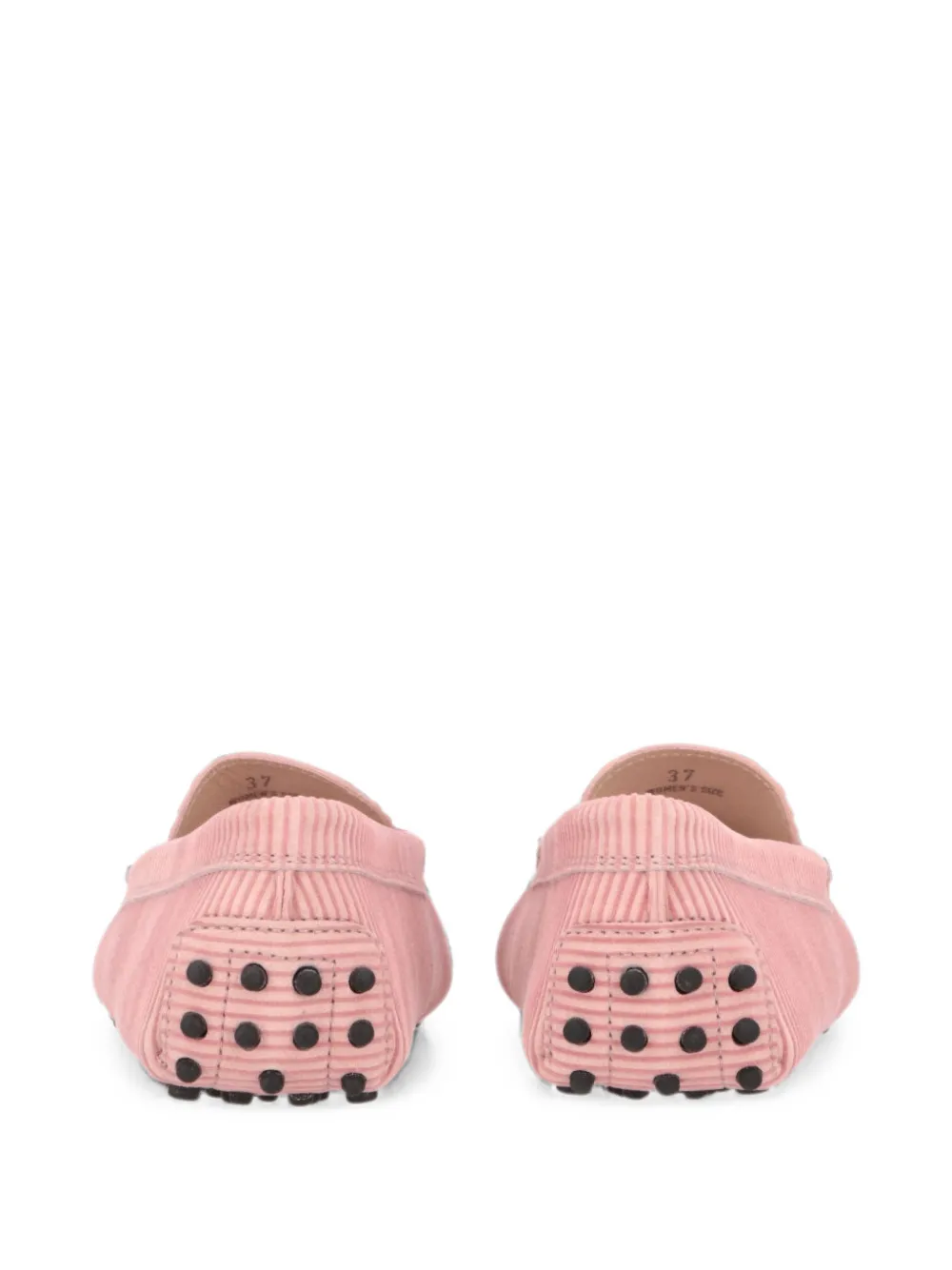 Tod's Gommino ribbed loafers Roze
