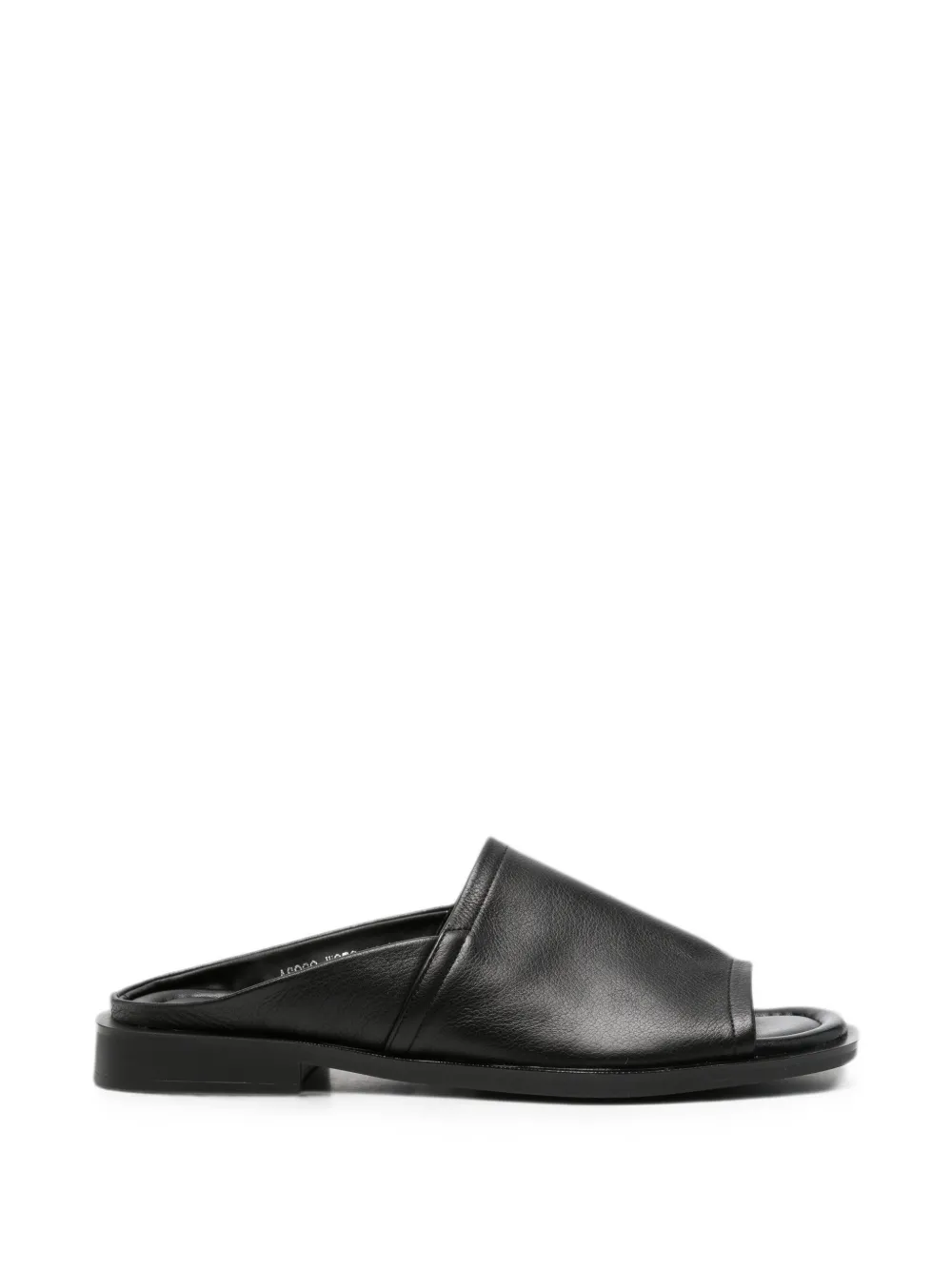 SERGIO MORETTI FIRENZE open-toe leather sandals - Nero