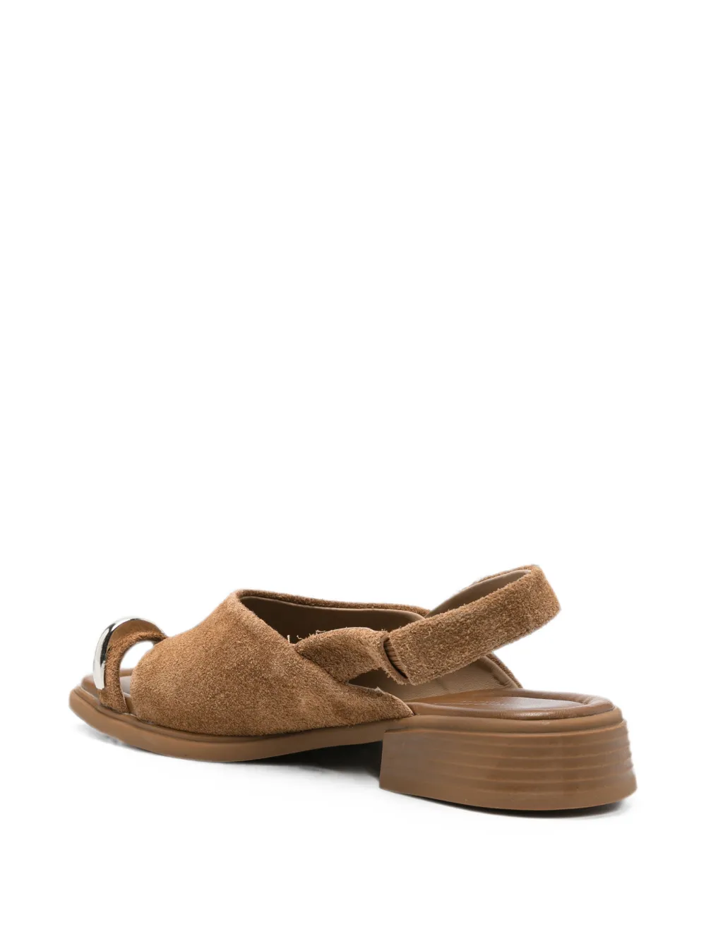 SERGIO MORETTI FIRENZE toe-ring slingback sandals Bruin