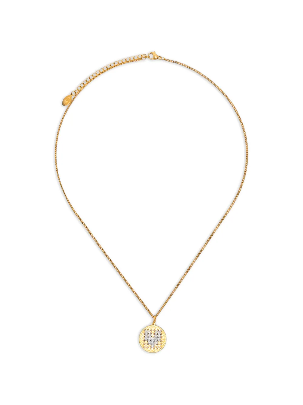 L'EIGHT STUDIO Collana con cuore e moneta - Oro