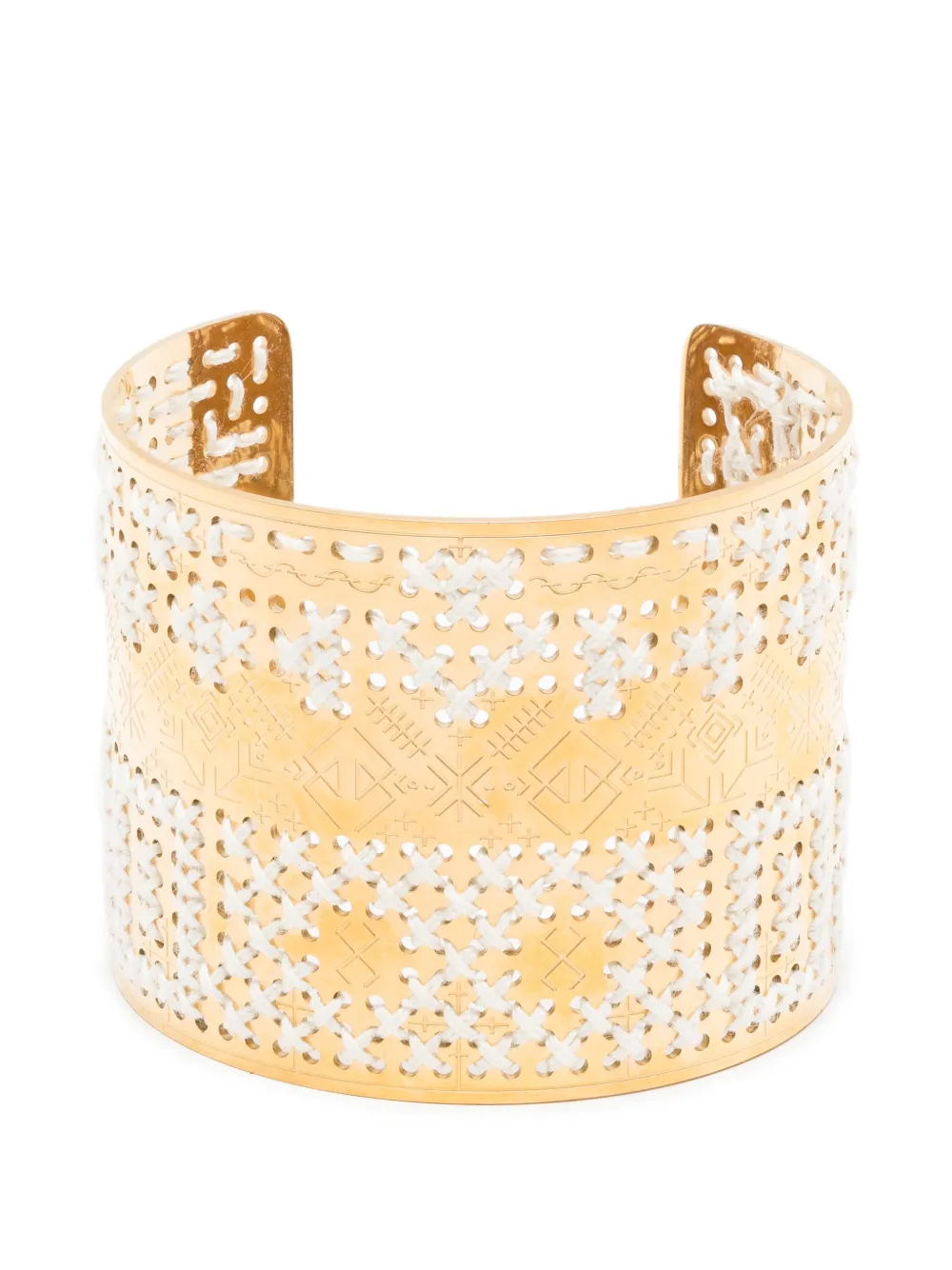 L'EIGHT STUDIO geometric cuff bracelet - Oro