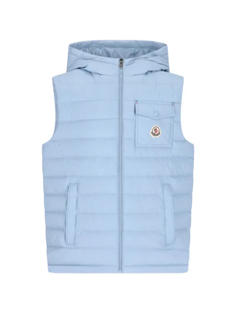 Moncler Enfant hooded quilted gilet