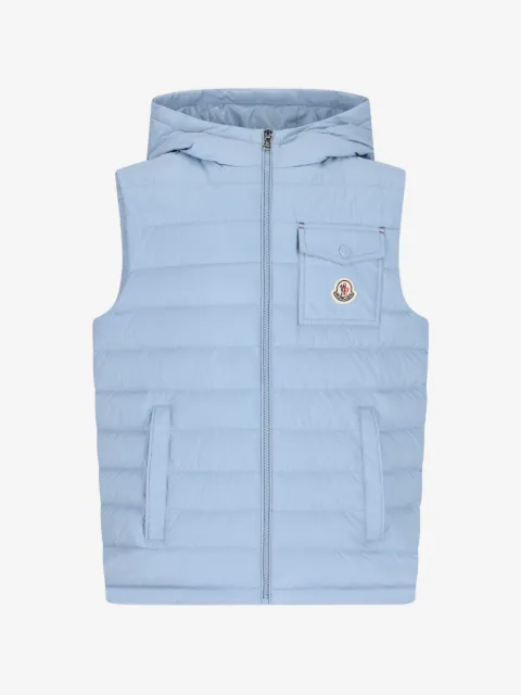 Moncler Enfant Gilet trapuntato con cappuccio
