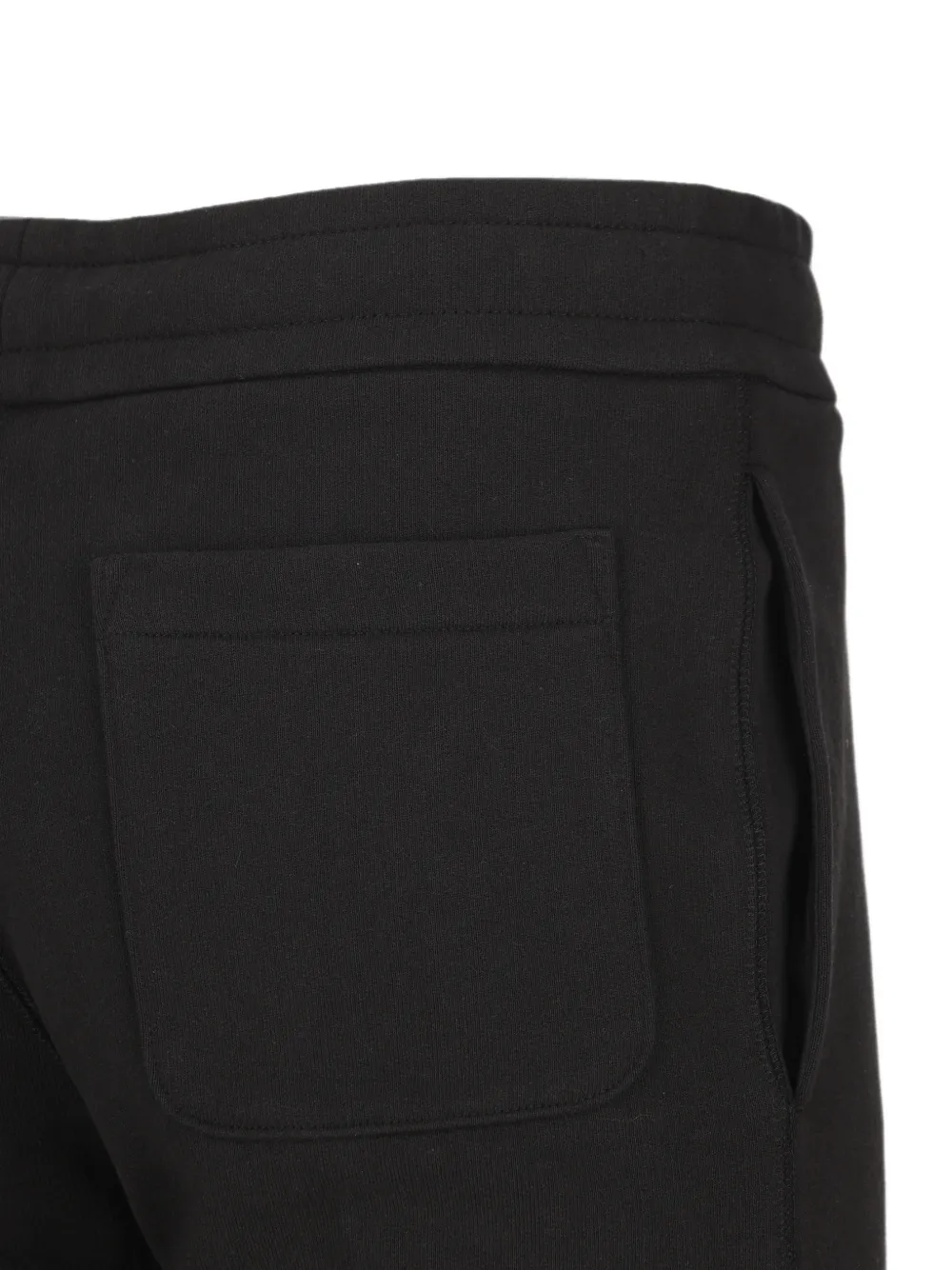 Moncler logo-patch drawstring track pants Zwart