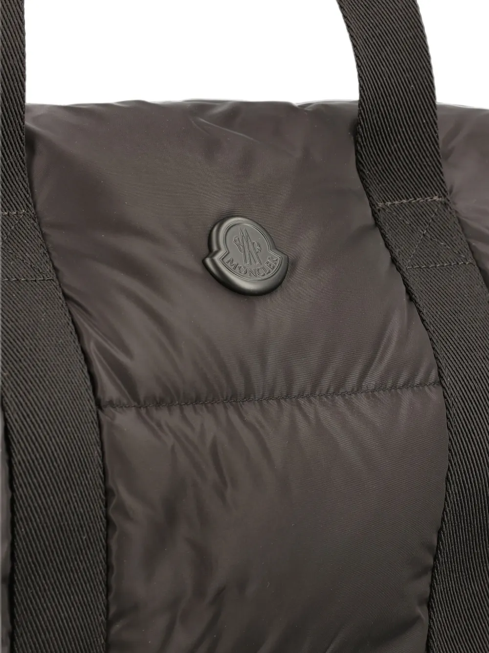 Moncler Gewatteerde messengertas met logopatch Zwart