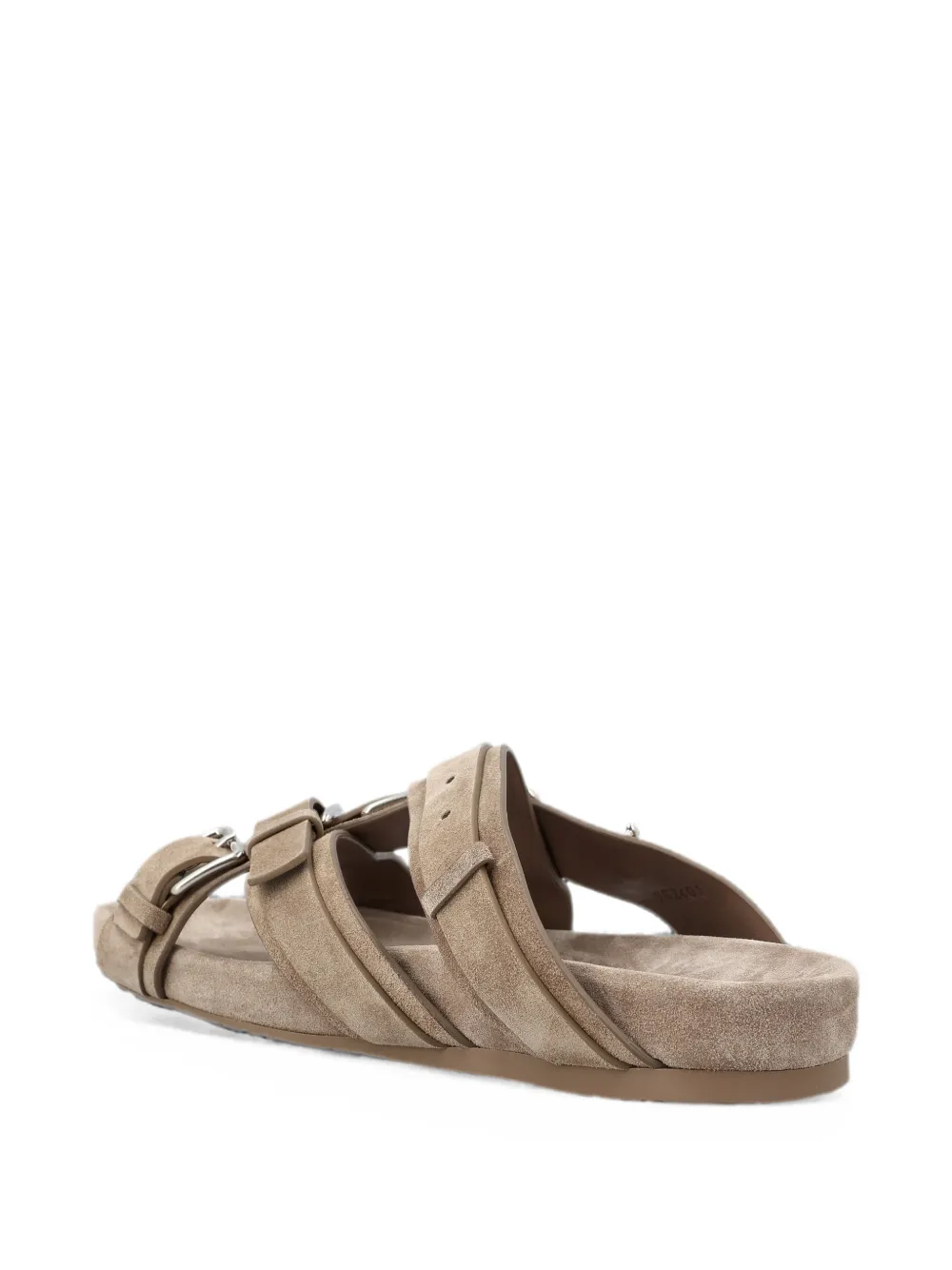LOEWE buckle-detail Type Fussbett sandals Beige