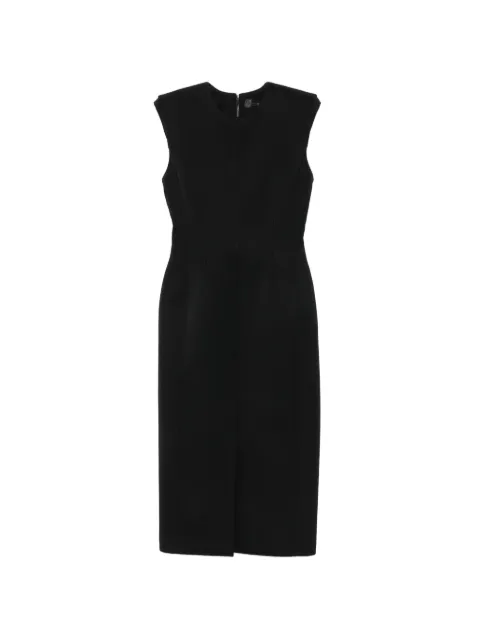 Mugler Midikleid mit Schulterpolstern