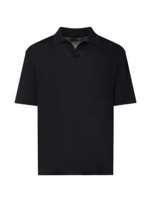【美品】 Loro Piana ロロピアーナ カノコピケ　ポロシャツ　ブラック Loro Piana（ロロ・ピアーナ）メンズ - FARFETCH