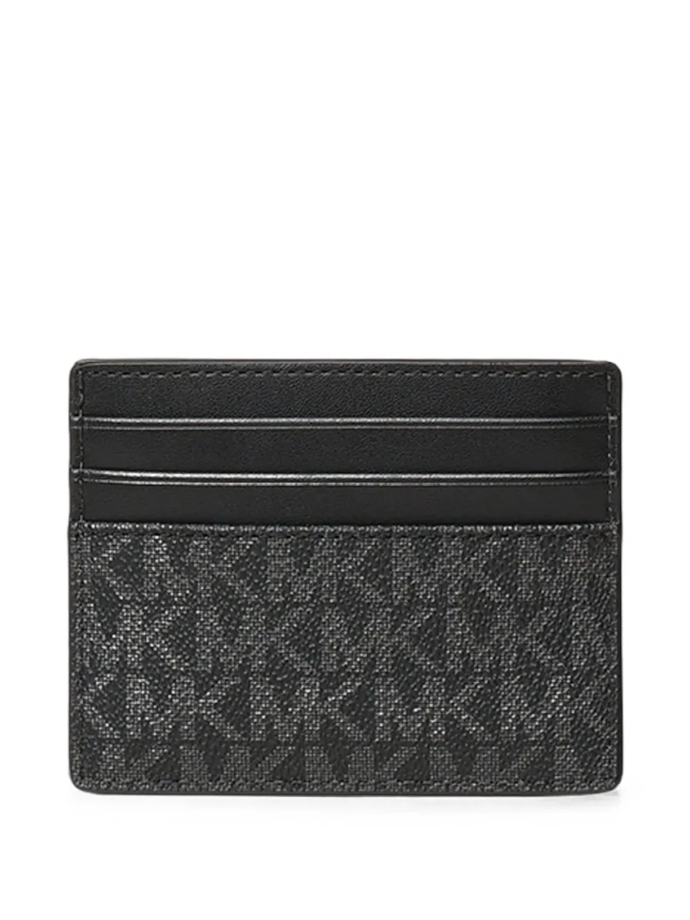 Michael Kors Signature Logo card case and belt gift set - Nero