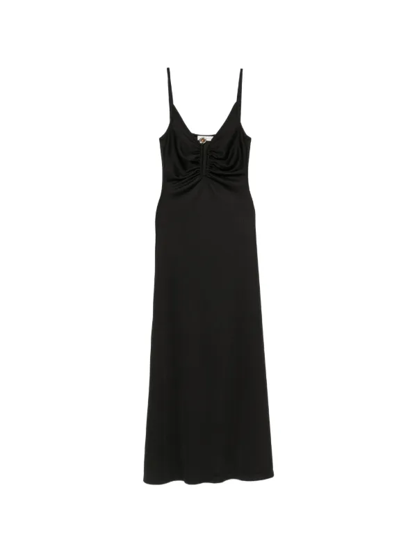 Christopher Esber Ruched cut-out Maxi Dress | Black