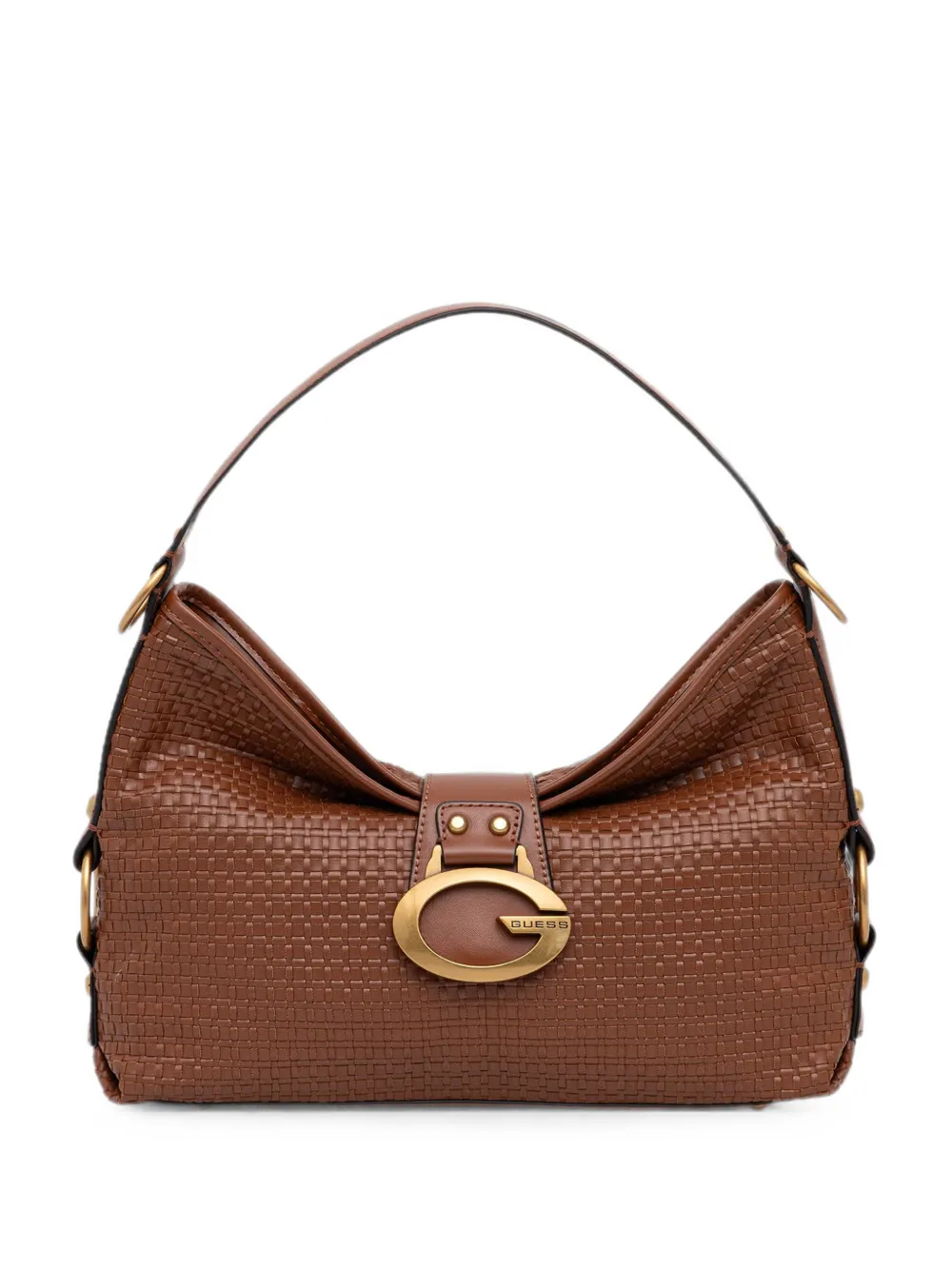 GUESS USA Gewebte Handtasche - Braun