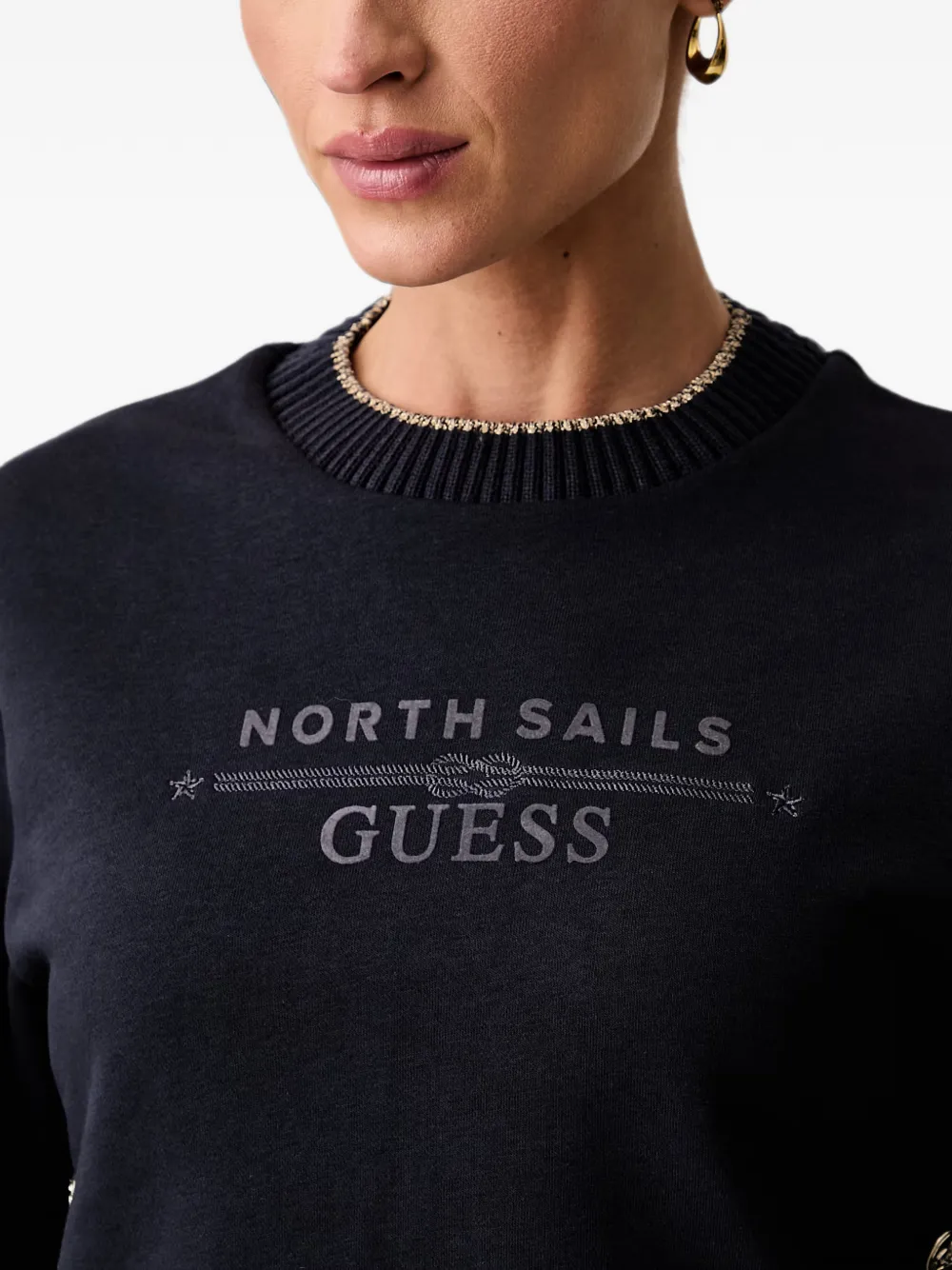 GUESS USA x North Sails trui Blauw