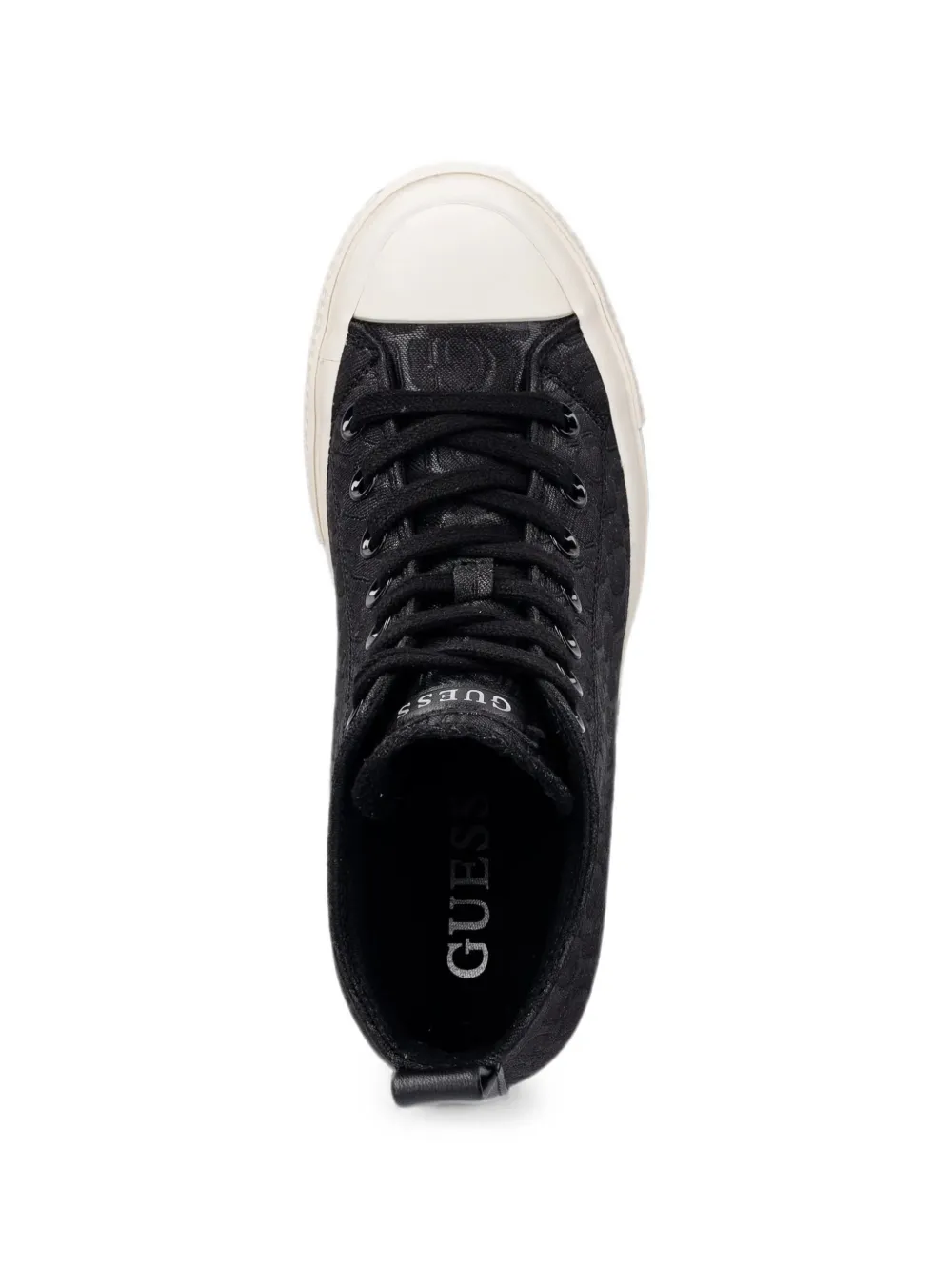 GUESS USA Sundae logo-print sneakers Zwart