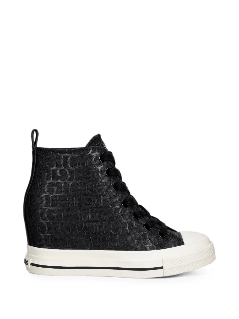 GUESS USA Sundae logo-print sneakers Zwart