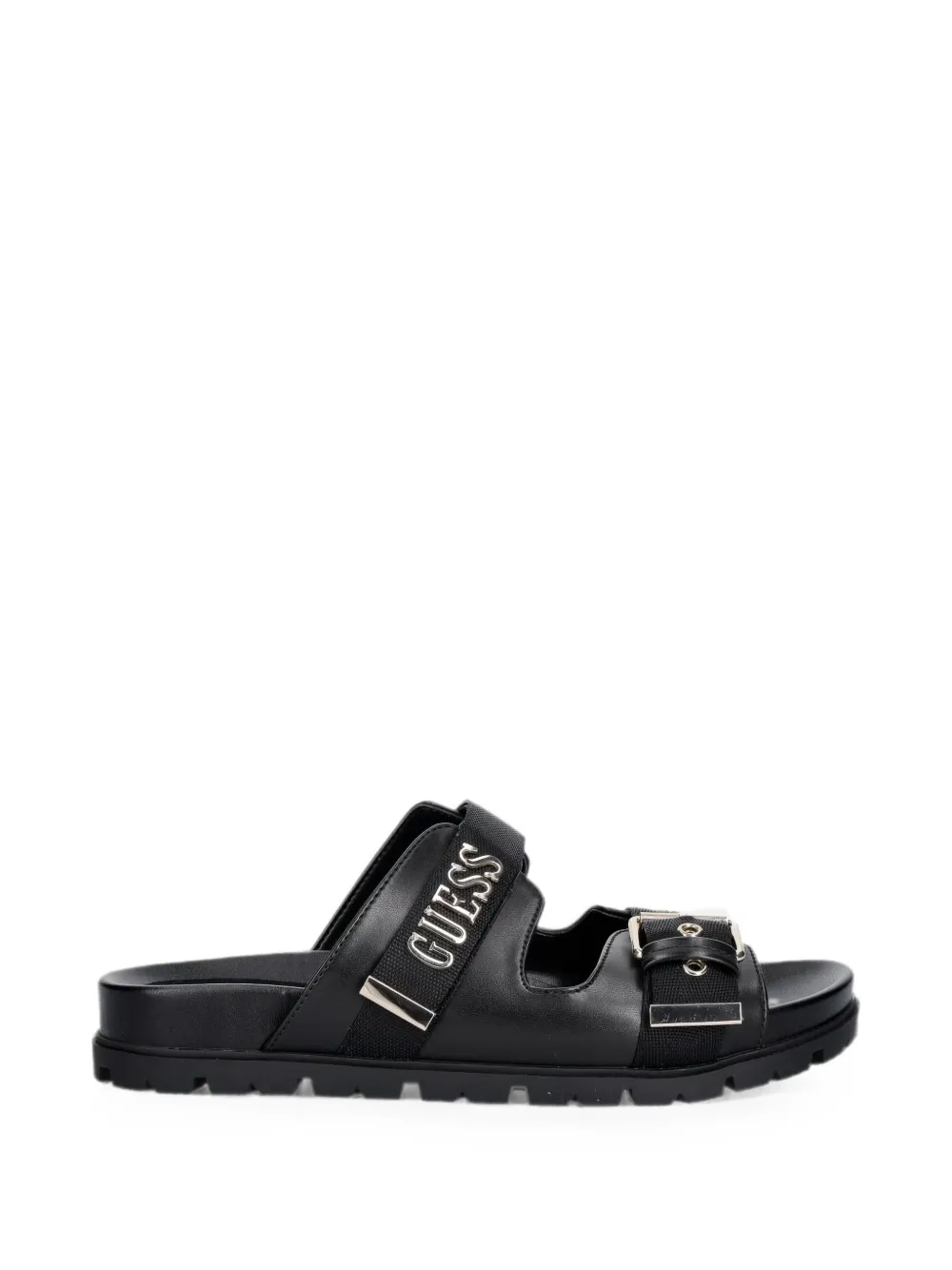 GUESS USA buckle-fastening flat sandals - Schwarz
