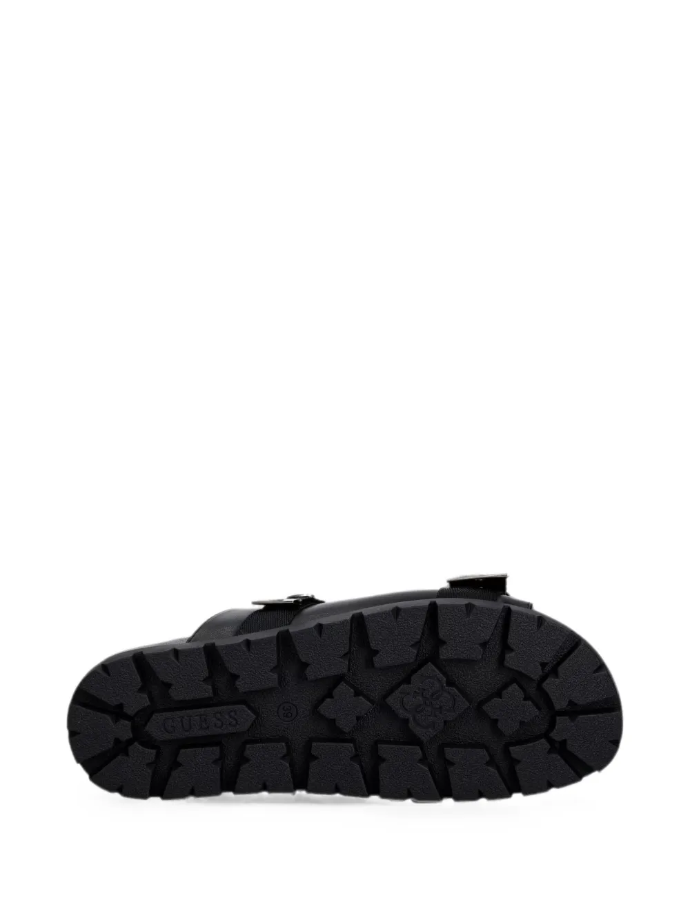 GUESS USA buckle-fastening flat sandals Zwart